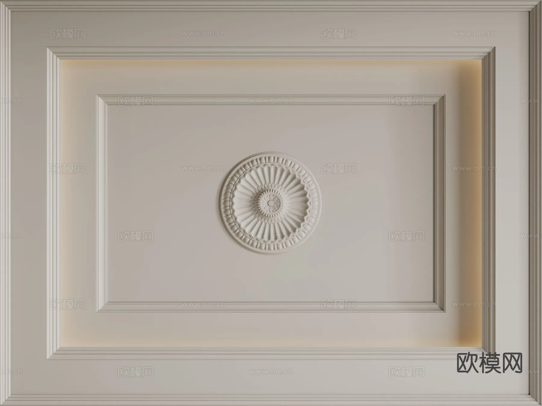 DECOR HELPER - DETAIL - CEILING - 3D Model For Interior Design - 11553