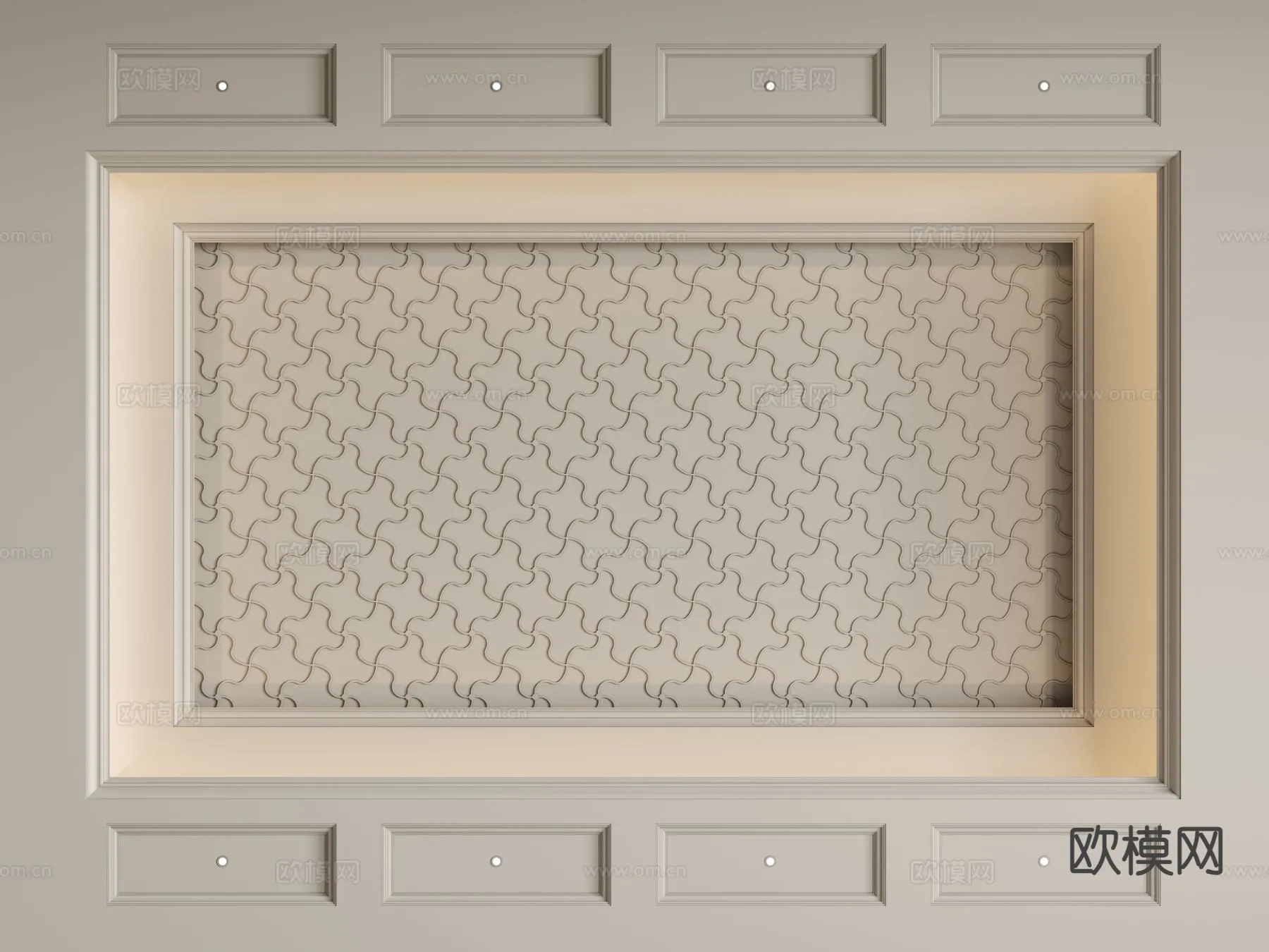 DECOR HELPER - DETAIL - CEILING - 3D Model For Interior Design - 11560