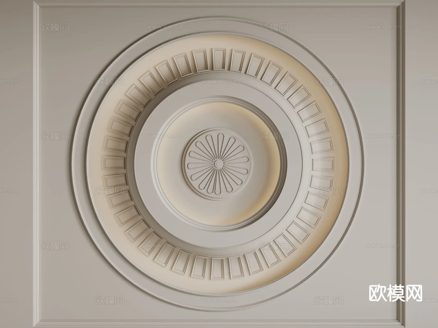 DECOR HELPER - DETAIL - CEILING - 3D Model For Interior Design - 11562