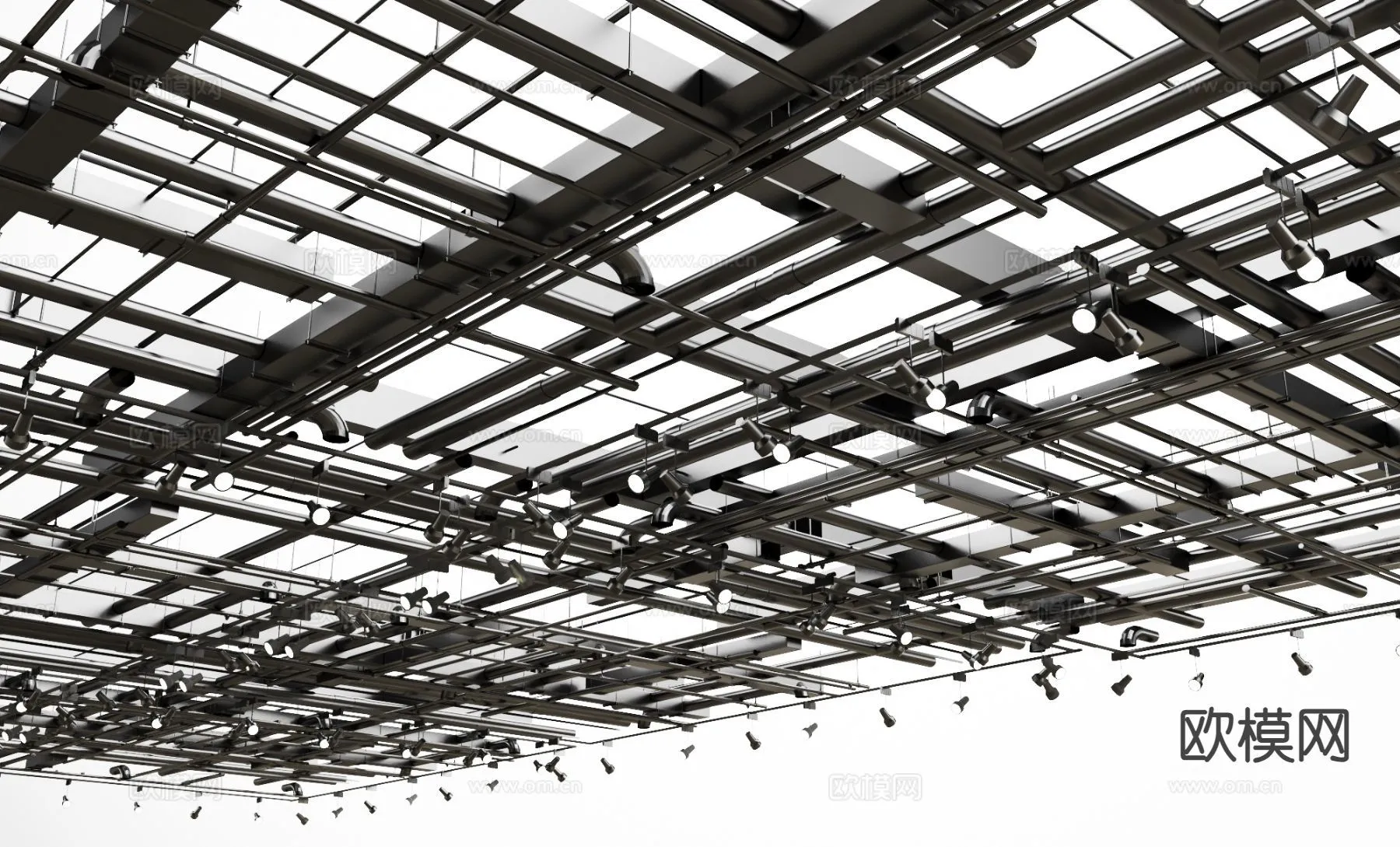 DECOR HELPER - DETAIL - CEILING - 3D Model For Interior Design - 11568