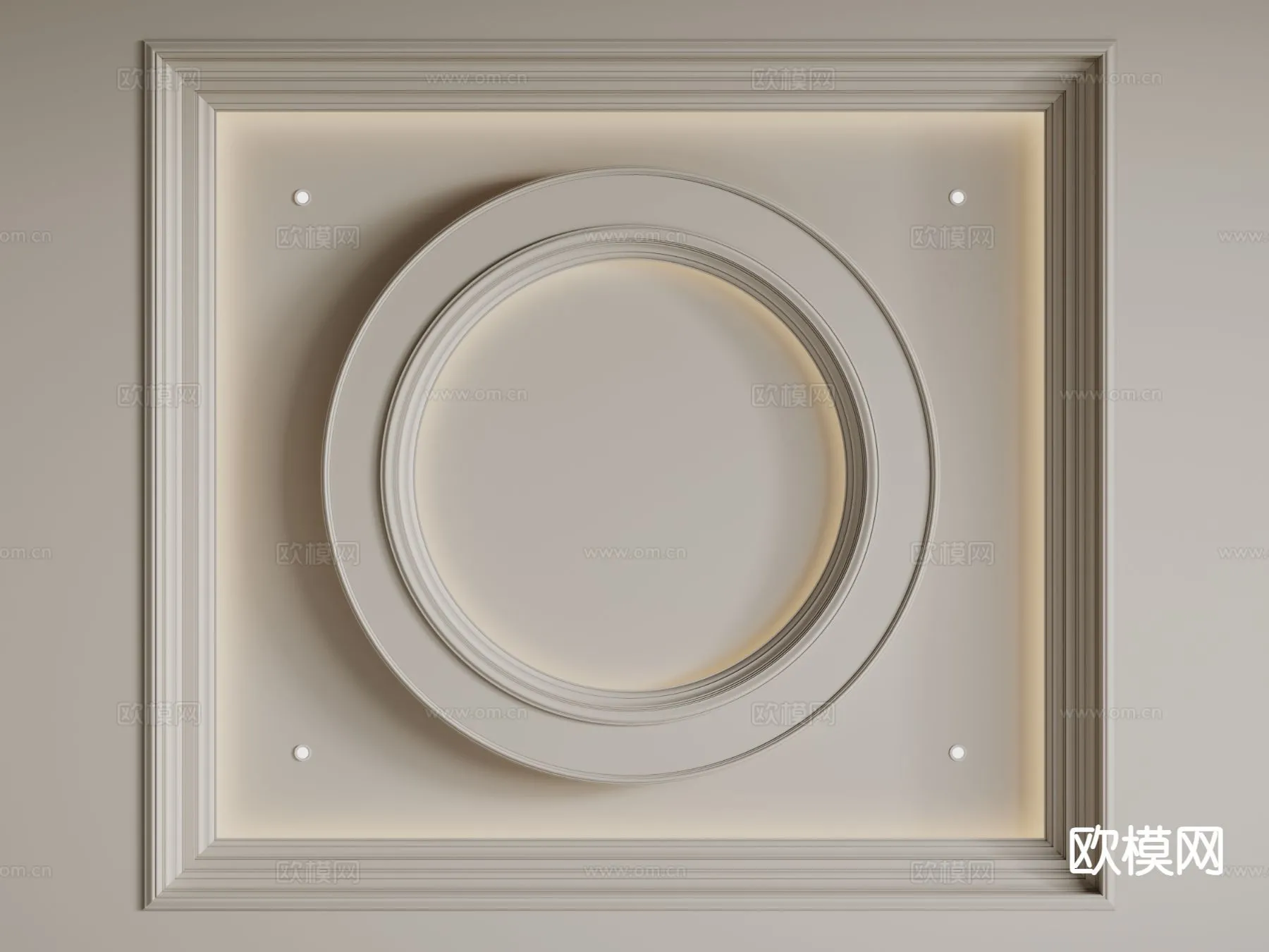 DECOR HELPER - DETAIL - CEILING - 3D Model For Interior Design - 11569