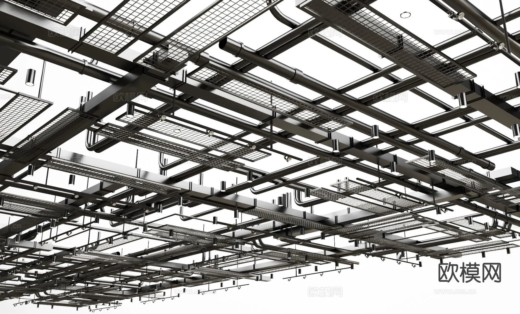 DECOR HELPER - DETAIL - CEILING - 3D Model For Interior Design - 11573