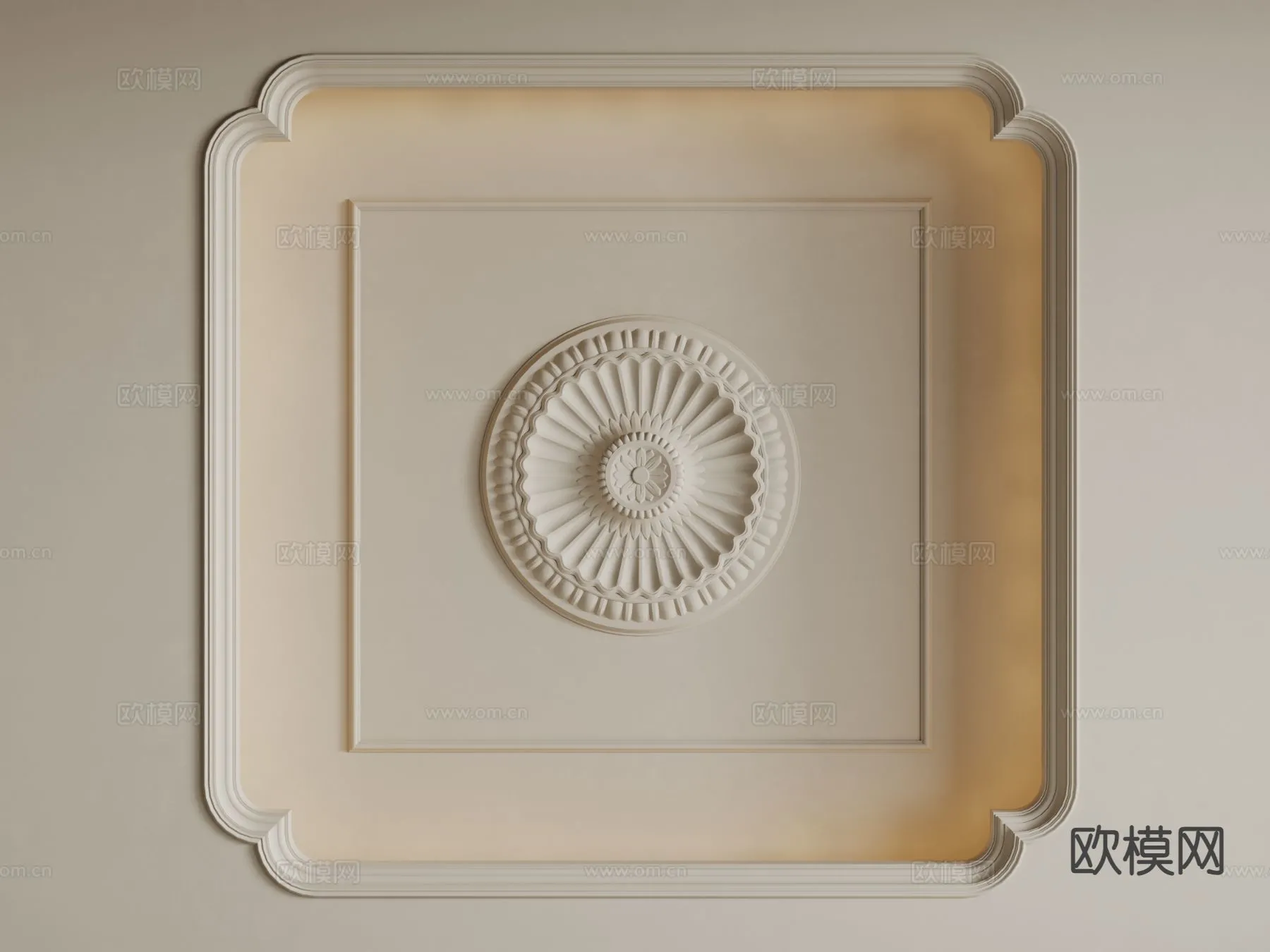 DECOR HELPER - DETAIL - CEILING - 3D Model For Interior Design - 11580