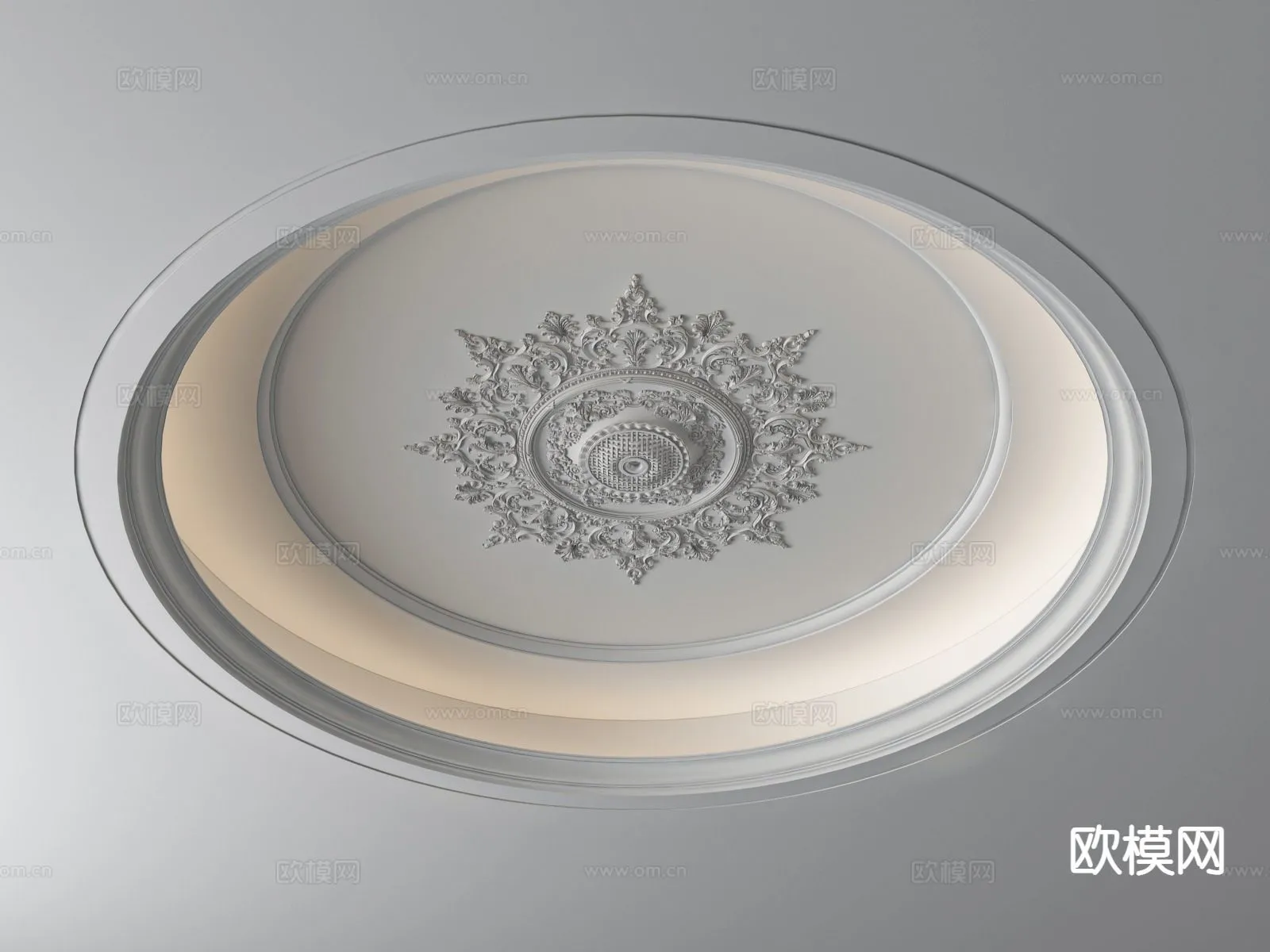 DECOR HELPER - DETAIL - CEILING - 3D Model For Interior Design - 11582