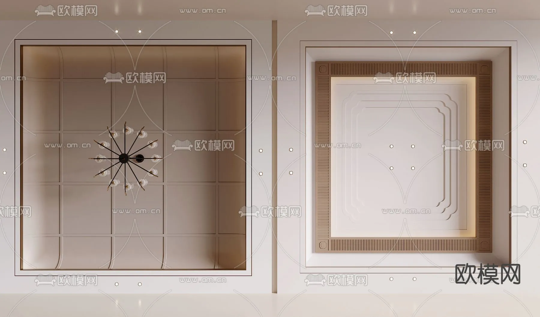 DECOR HELPER - DETAIL - CEILING - CORONA - 3D MODEL - 3191