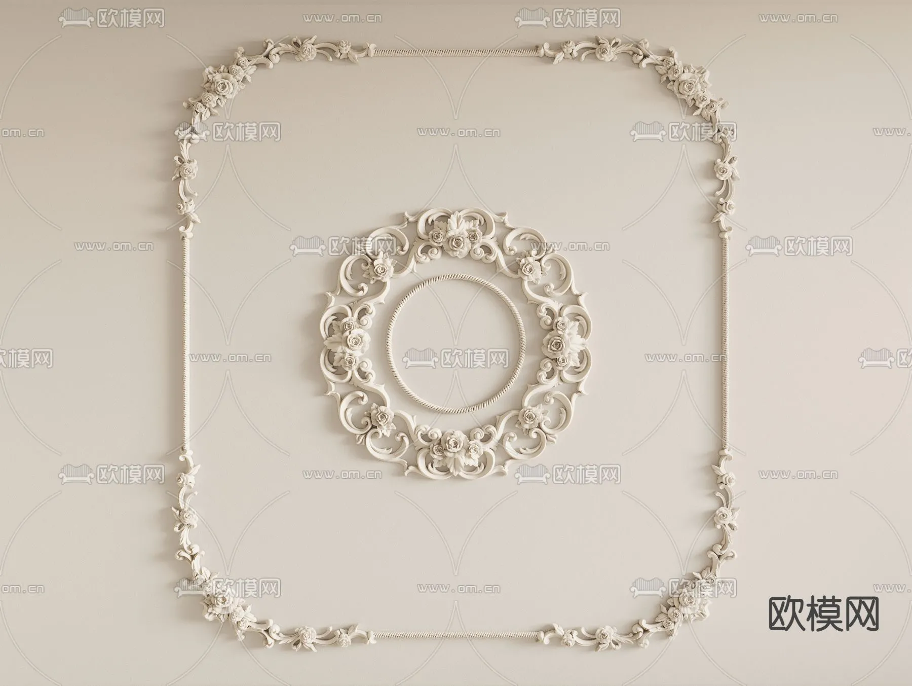 DECOR HELPER - DETAIL - CEILING - CORONA - 3D MODEL - 3219