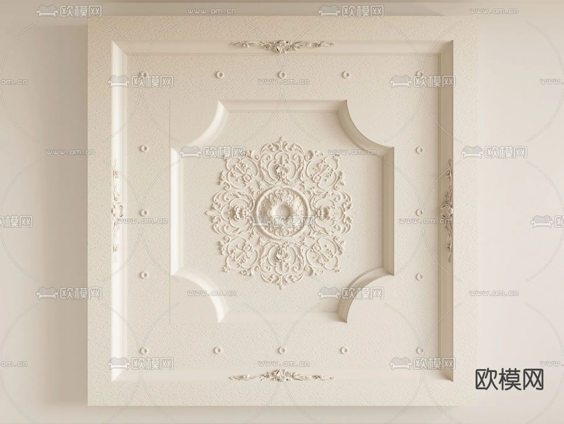 DECOR HELPER - DETAIL - CEILING - CORONA - 3D MODEL - 3220