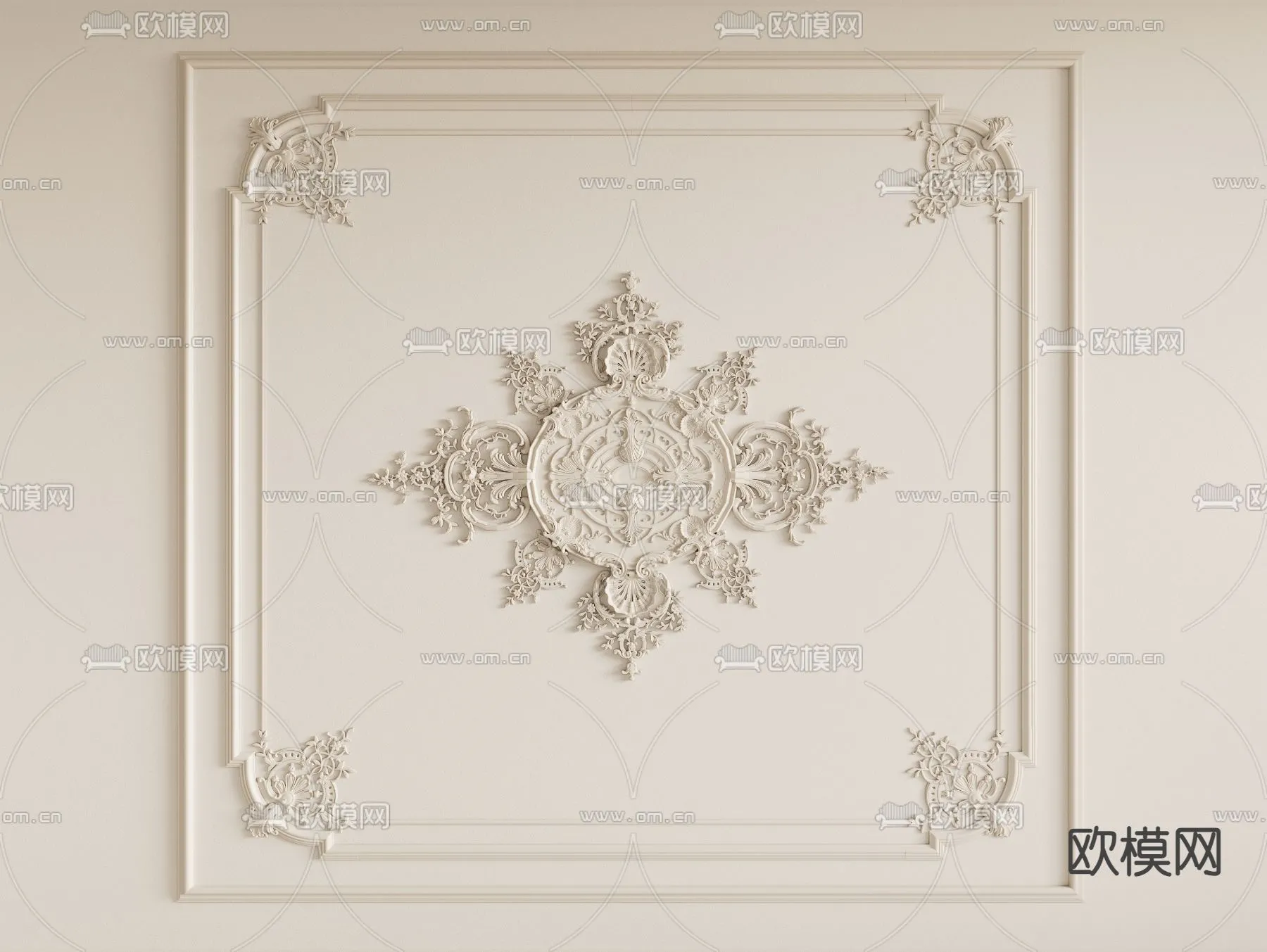 DECOR HELPER - DETAIL - CEILING - CORONA - 3D MODEL - 3223