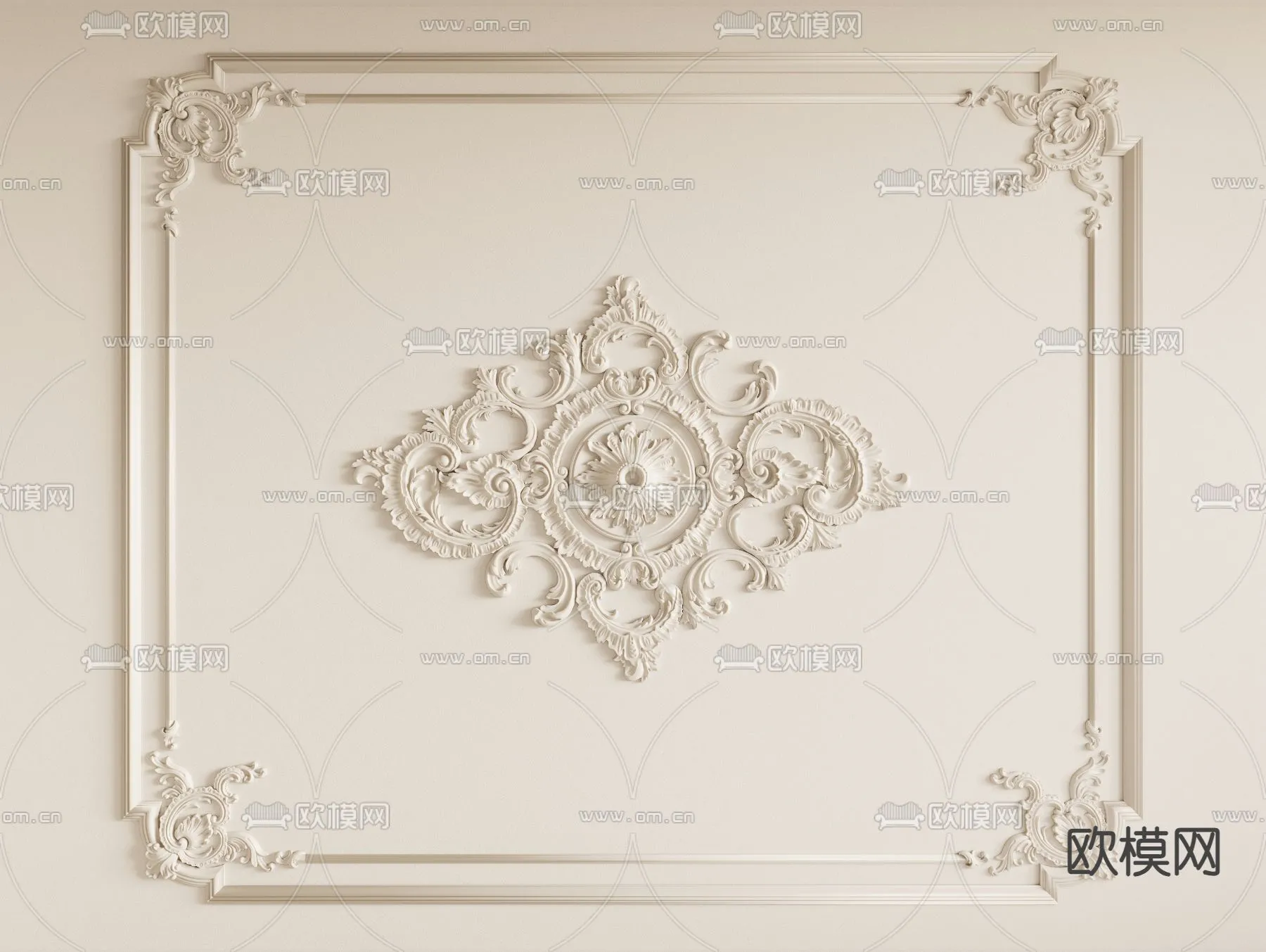 DECOR HELPER - DETAIL - CEILING - CORONA - 3D MODEL - 3227