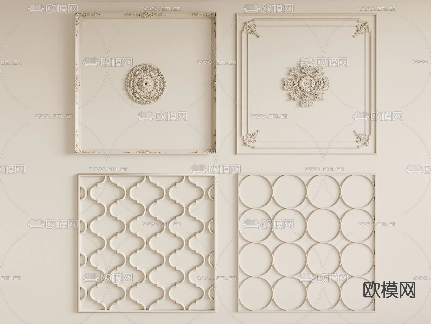 DECOR HELPER - DETAIL - CEILING - CORONA - 3D MODEL - 3230