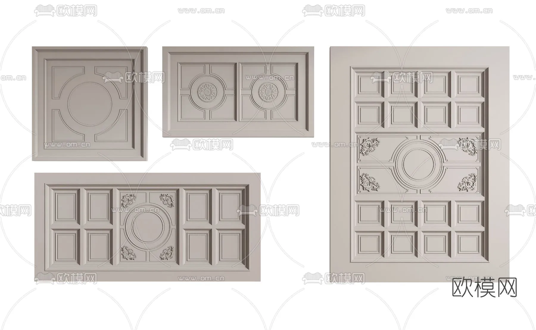 DECOR HELPER - DETAIL - CEILING - VRAY / CORONA - 3D MODEL - 3141