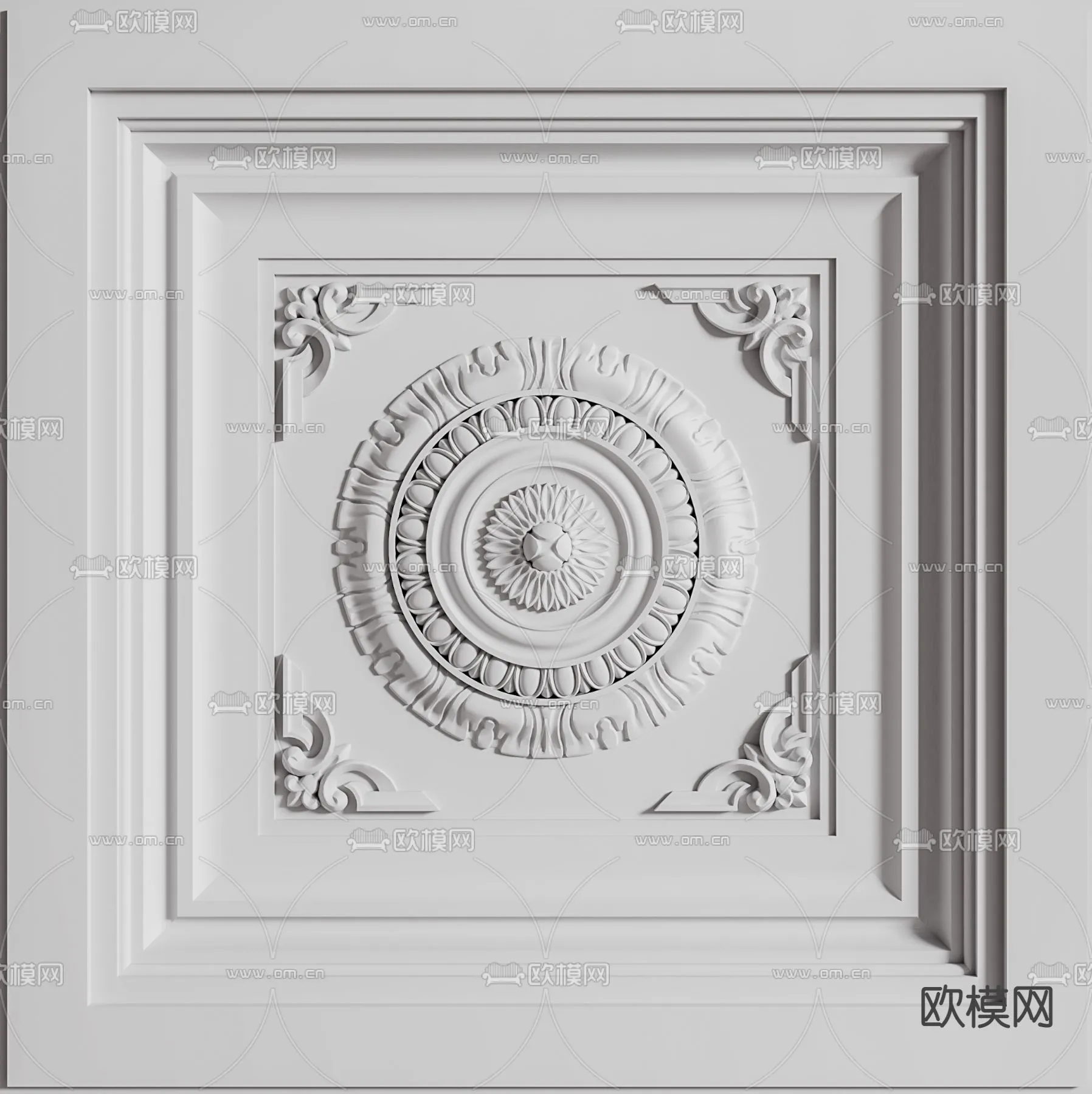 DECOR HELPER - DETAIL - CEILING - VRAY / CORONA - 3D MODEL - 3143