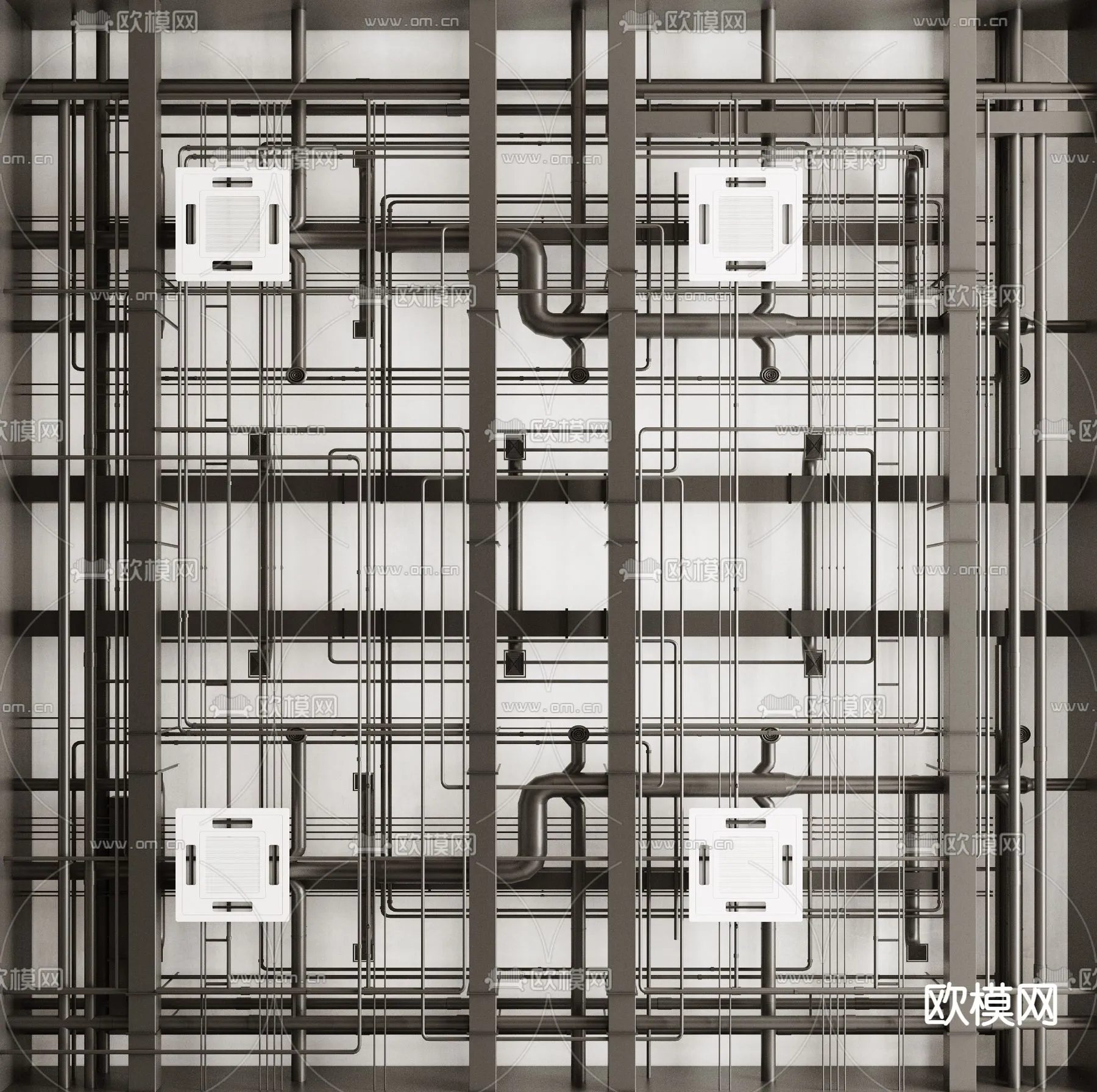 DECOR HELPER - DETAIL - CEILING - VRAY / CORONA - 3D MODEL - 3150