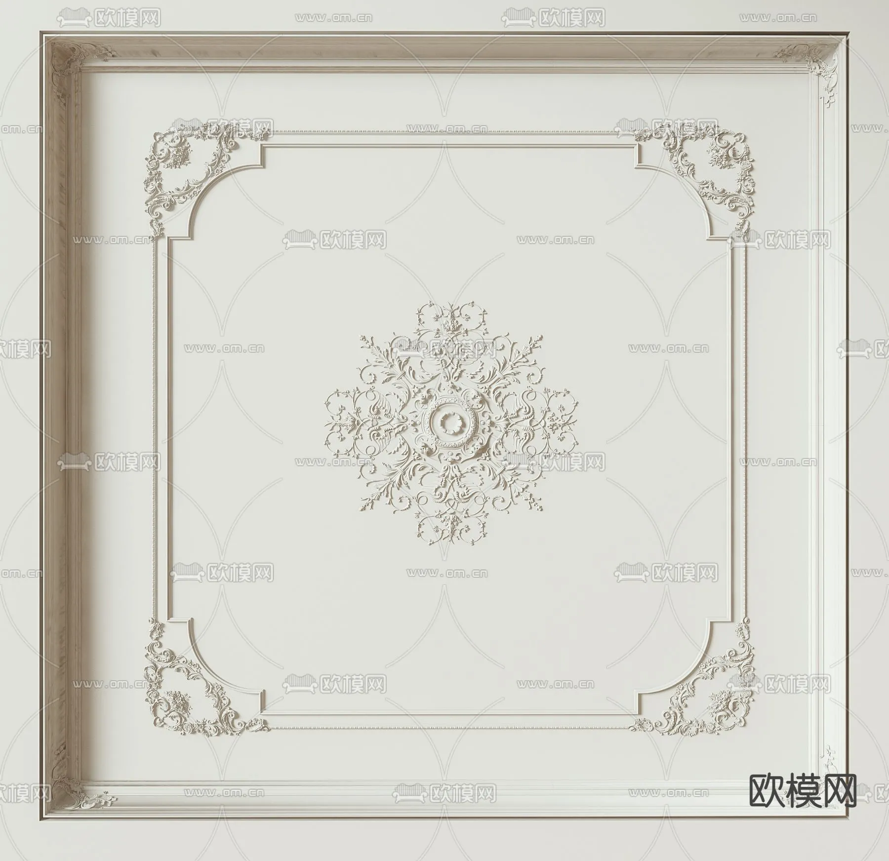 DECOR HELPER - DETAIL - CEILING - VRAY / CORONA - 3D MODEL - 3151