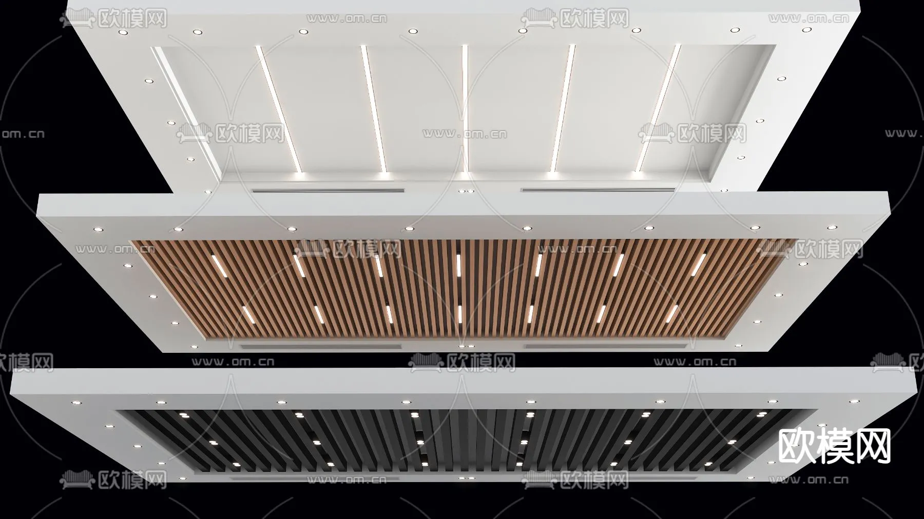 DECOR HELPER - DETAIL - CEILING - VRAY / CORONA - 3D MODEL - 3155