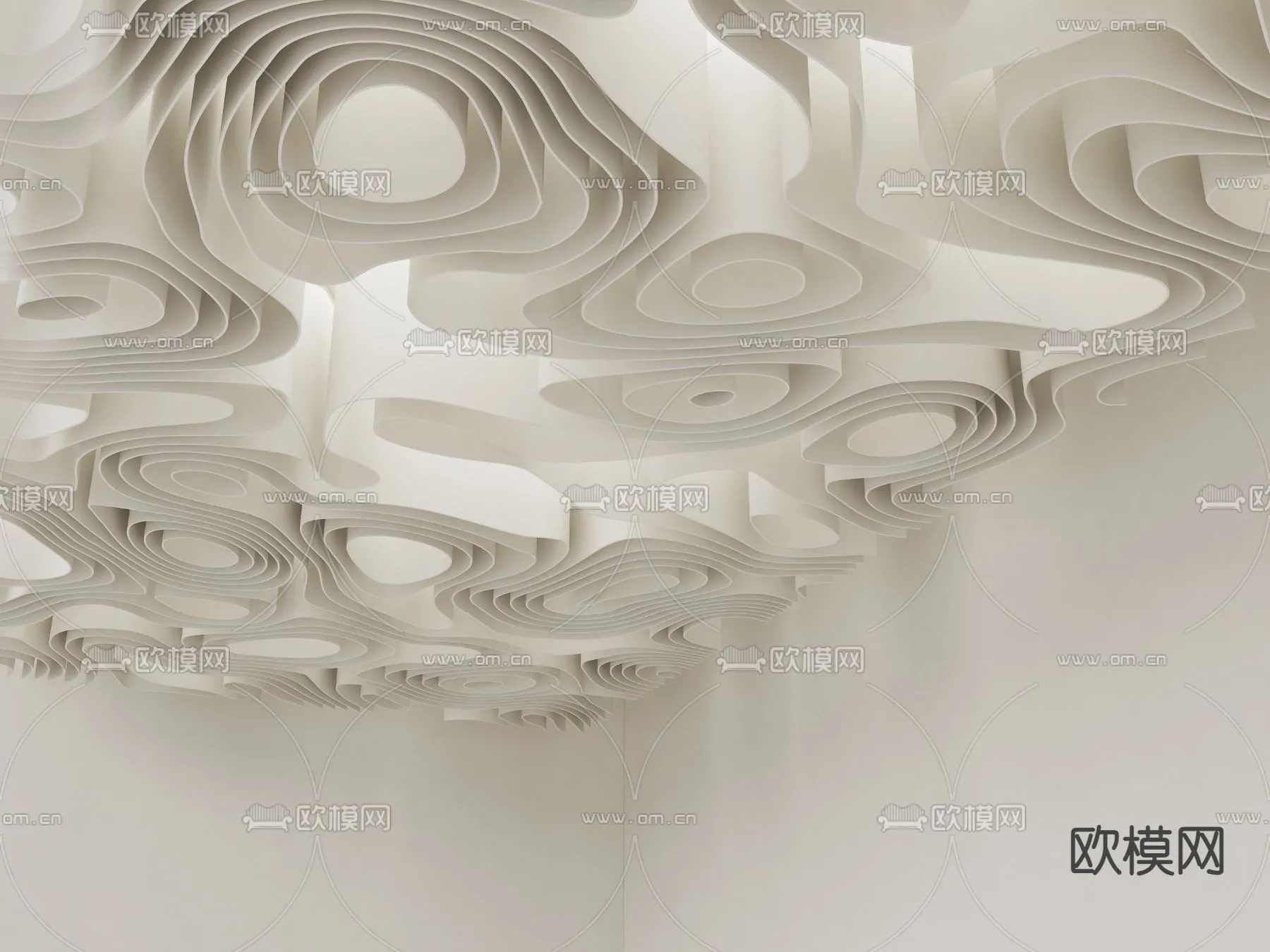 DECOR HELPER - DETAIL - CEILING - VRAY / CORONA - 3D MODEL - 3161