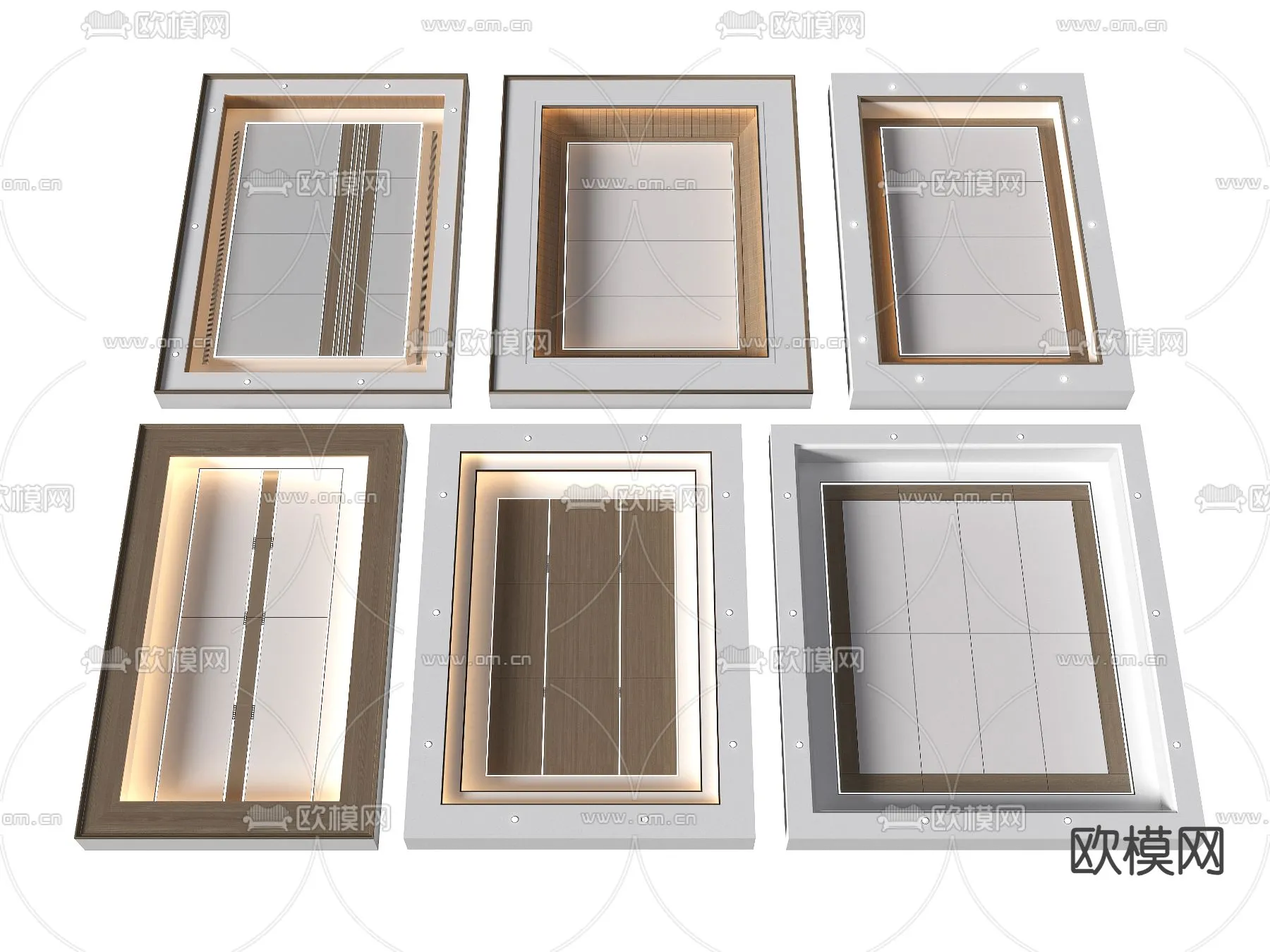 DECOR HELPER - DETAIL - CEILING - VRAY / CORONA - 3D MODEL - 3173