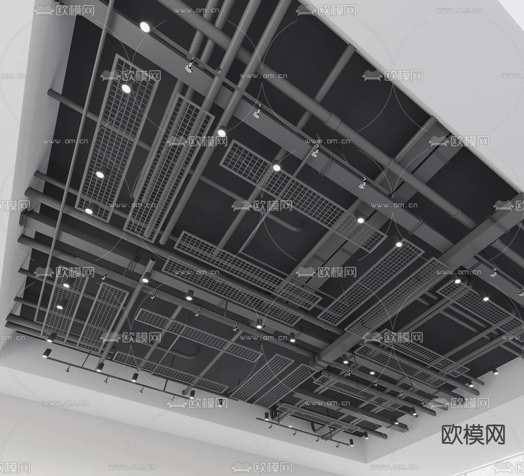 DECOR HELPER – DETAIL – CEILING – VRAY / CORONA – 3D MODEL – 3175
