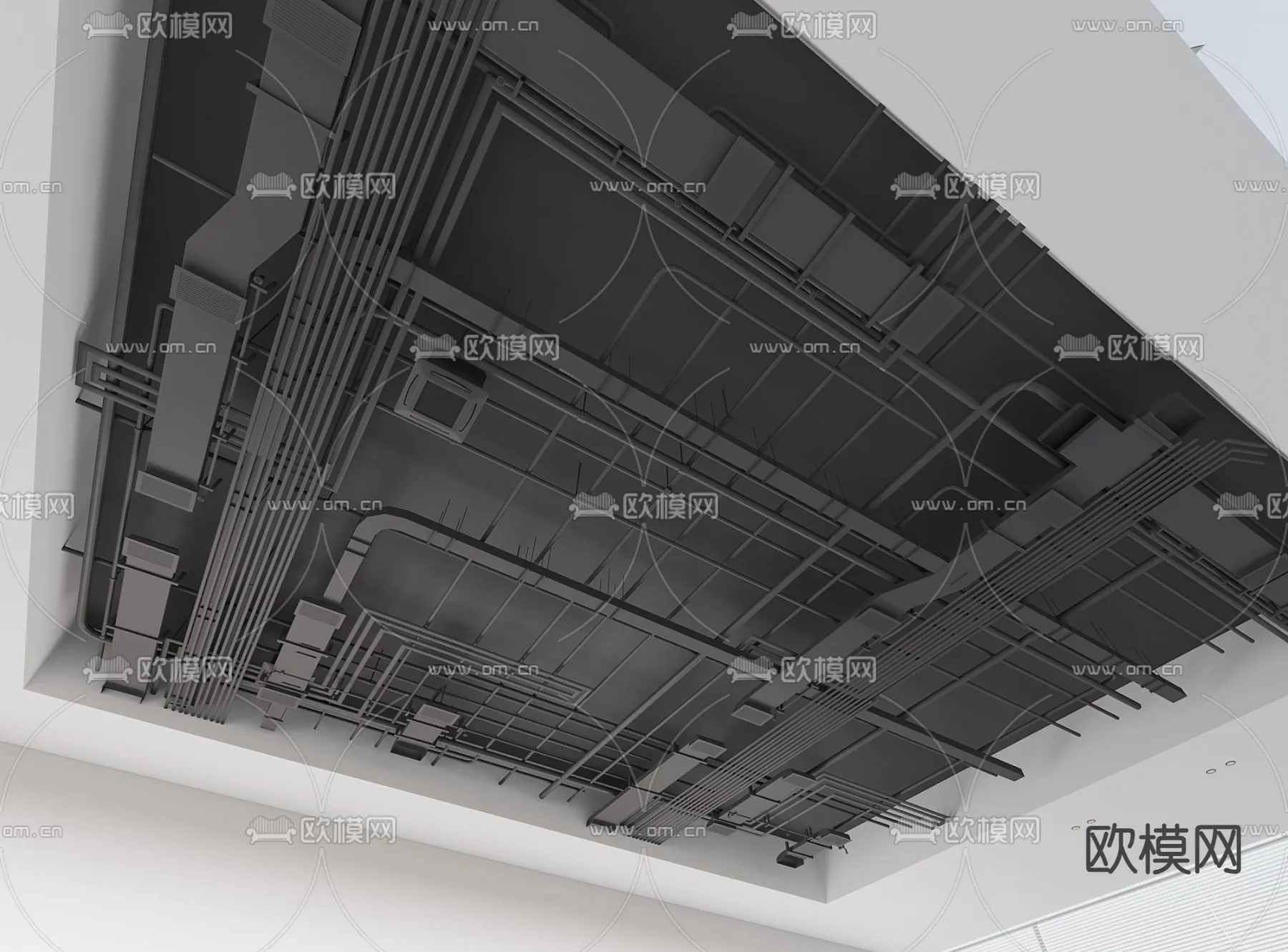 DECOR HELPER - DETAIL - CEILING - VRAY / CORONA - 3D MODEL - 3176