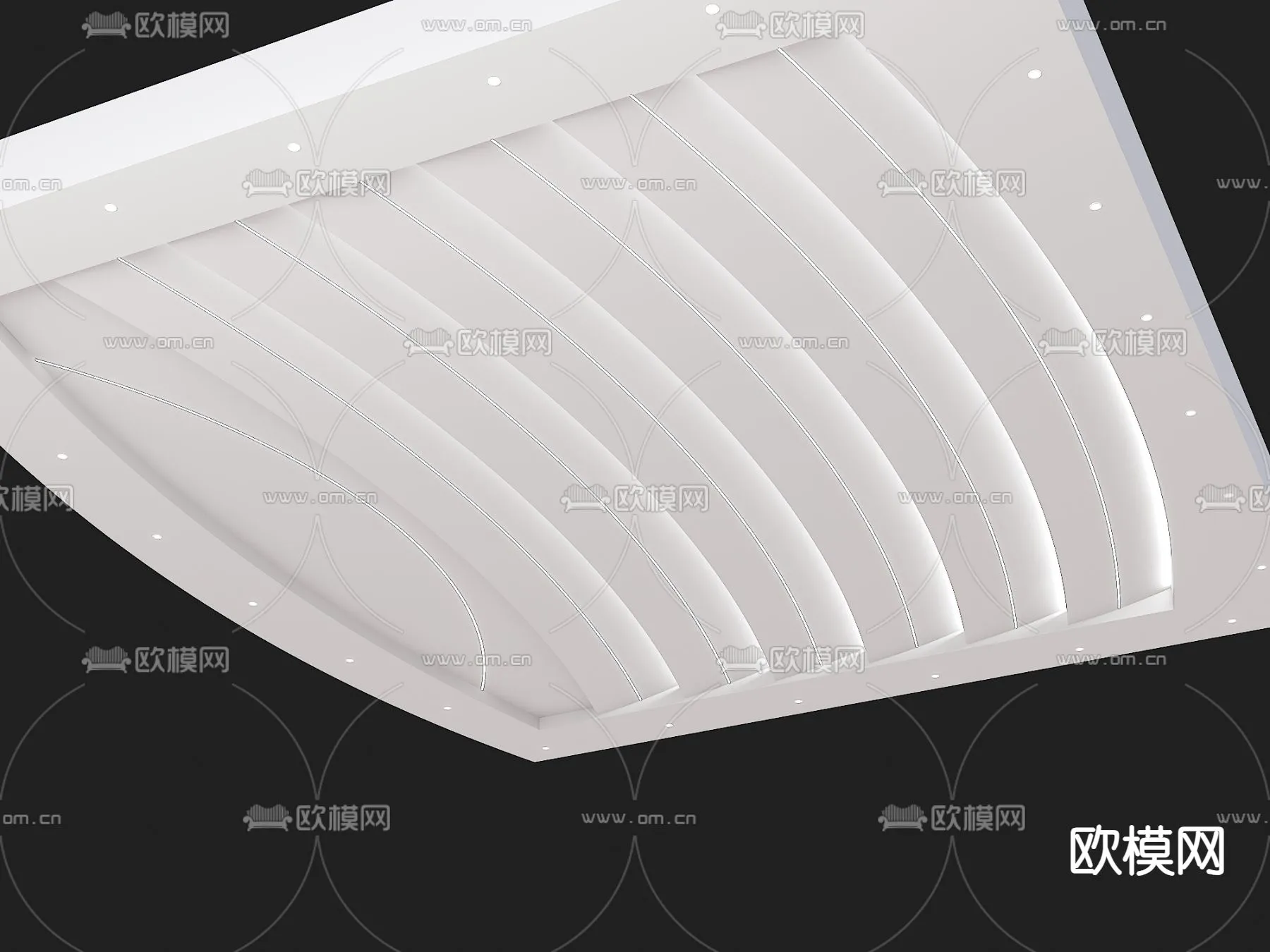 DECOR HELPER - DETAIL - CEILING - VRAY / CORONA - 3D MODEL - 3182