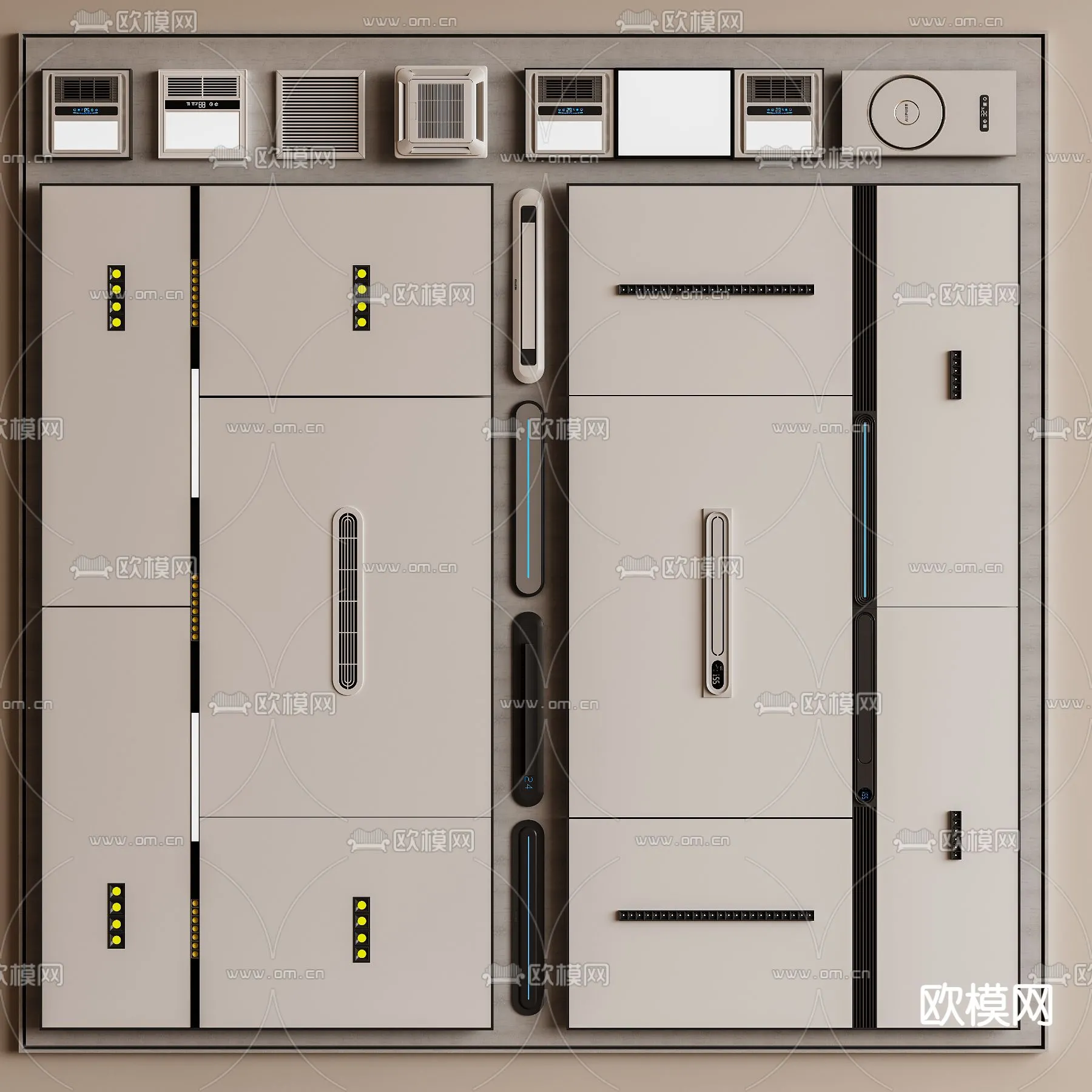 DECOR HELPER - DETAIL - CEILING - VRAY / CORONA - 3D MODEL - 3183