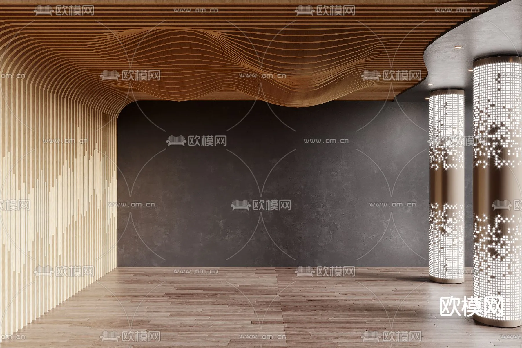 DECOR HELPER - DETAIL - CEILING - VRAY / CORONA - 3D MODEL - 3186