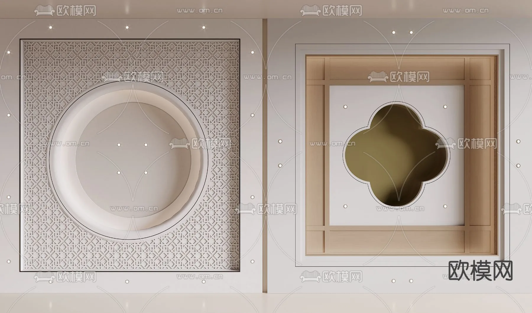 DECOR HELPER - DETAIL - CEILING - VRAY / CORONA - 3D MODEL - 3189