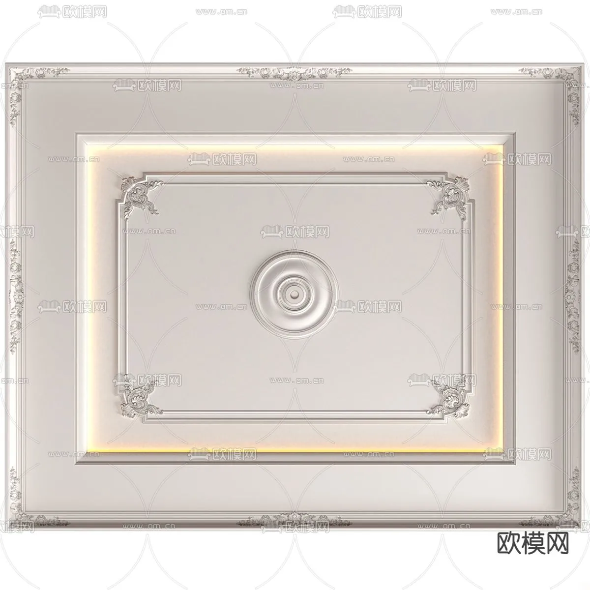 DECOR HELPER - DETAIL - CEILING - VRAY / CORONA - 3D MODEL - 3193