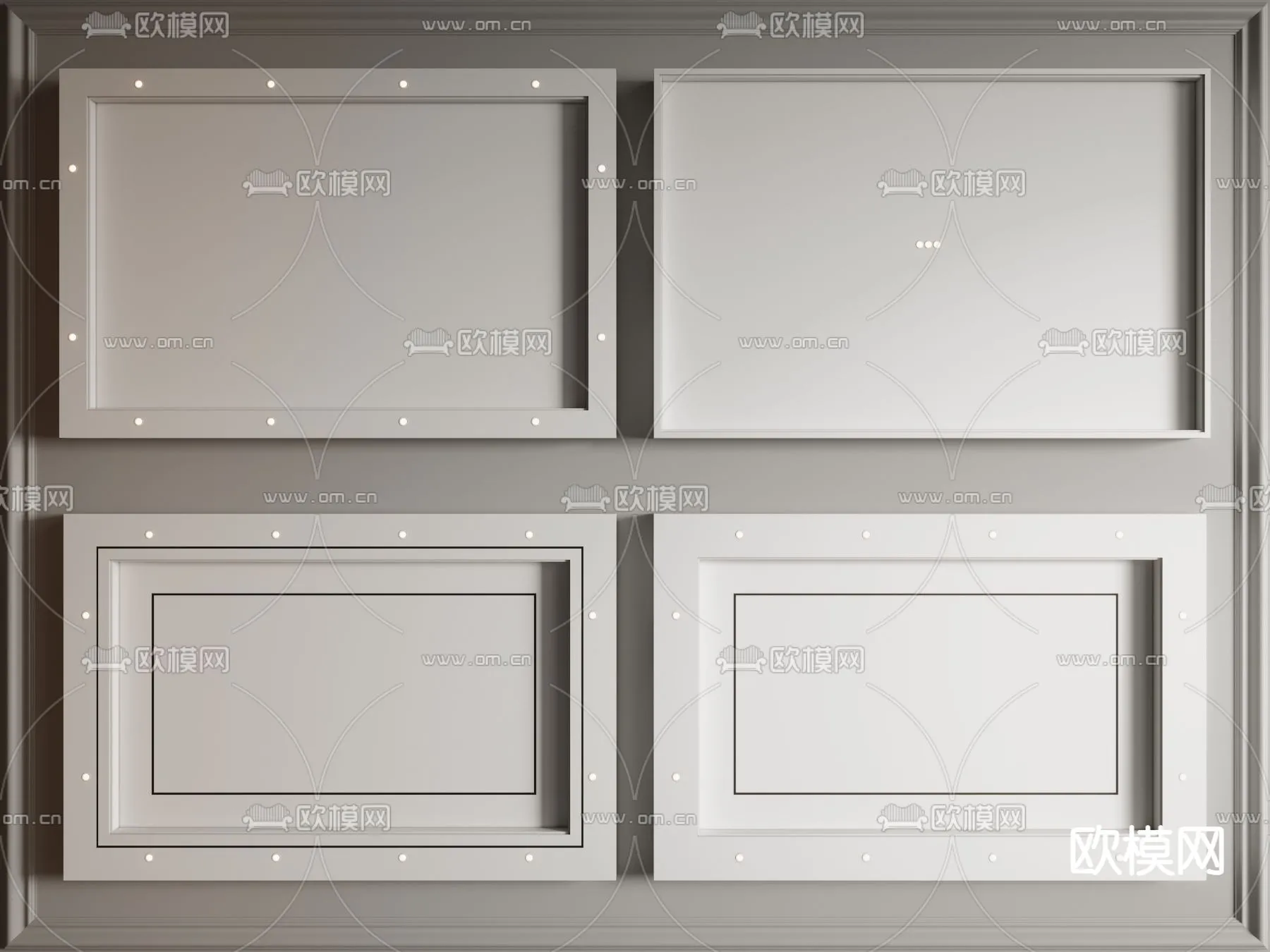 DECOR HELPER - DETAIL - CEILING - VRAY / CORONA - 3D MODEL - 3199