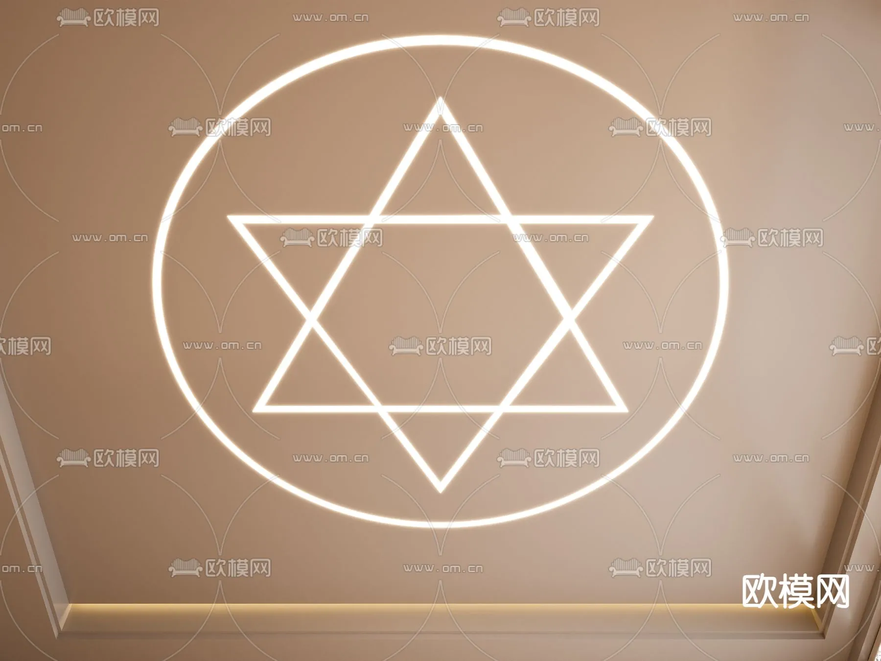 DECOR HELPER - DETAIL - CEILING - VRAY / CORONA - 3D MODEL - 3208