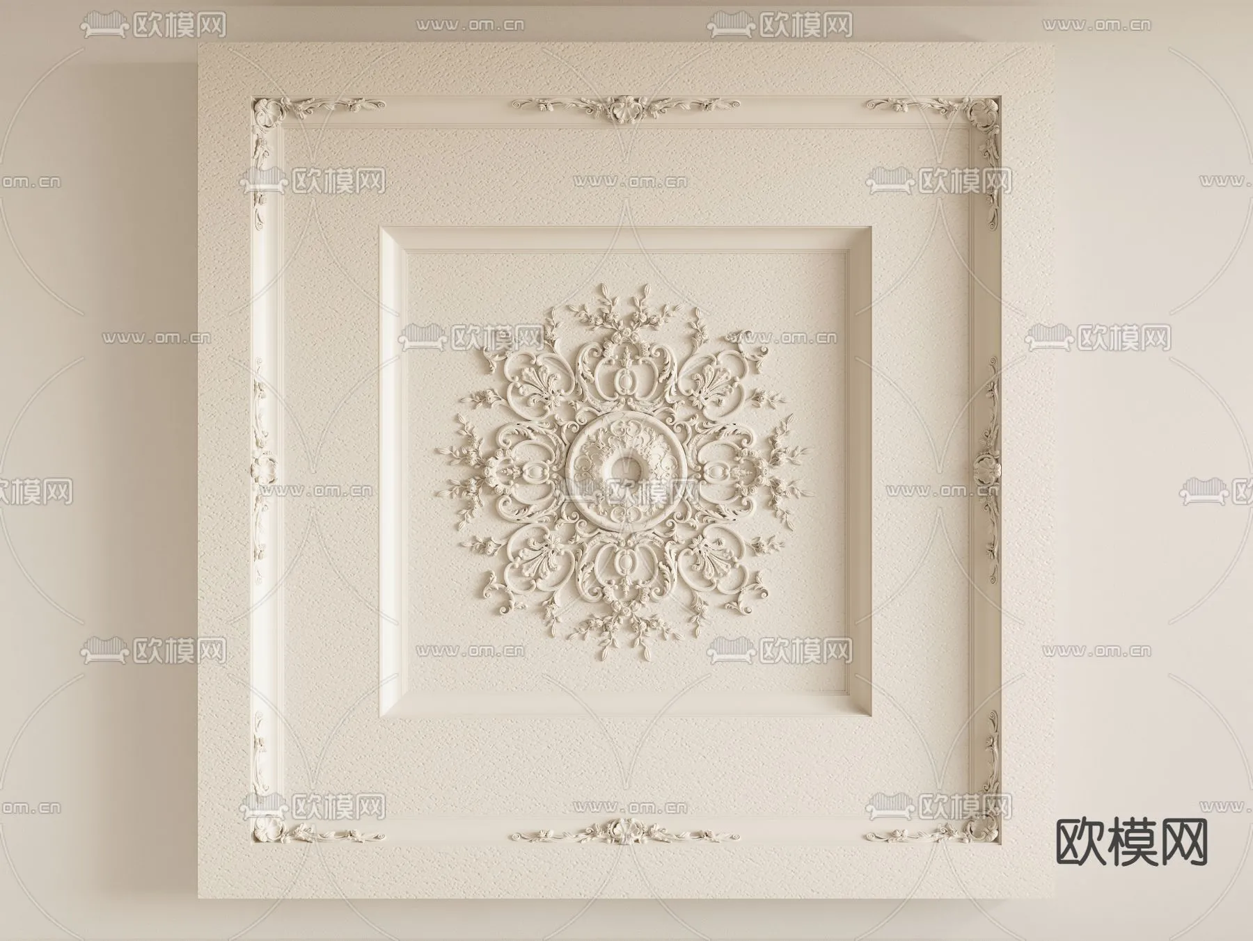 DECOR HELPER - DETAIL - CEILING - VRAY / CORONA - 3D MODEL - 3221