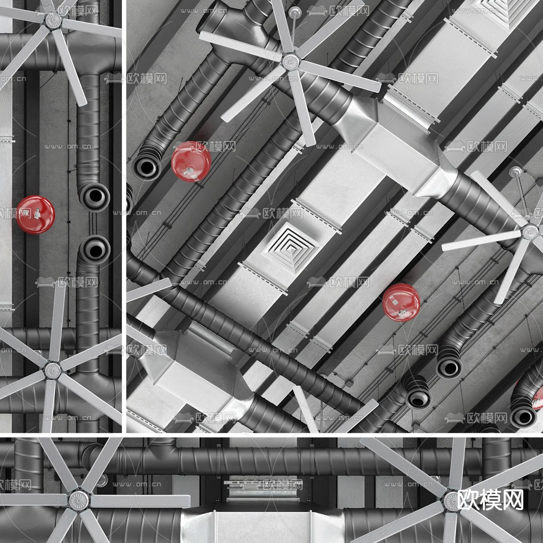 DECOR HELPER - DETAIL - CEILING - VRAY / CORONA - 3D MODEL - 3231