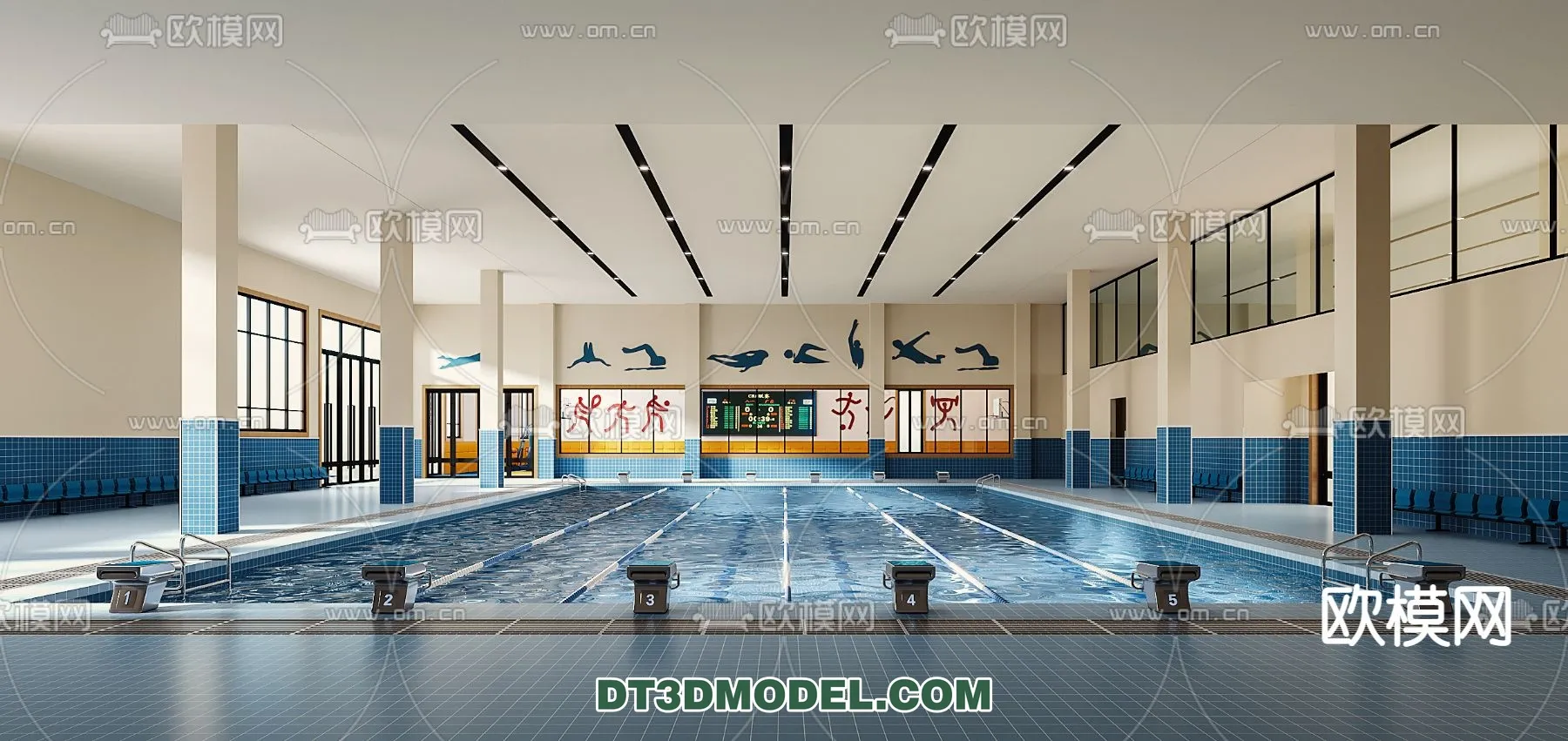 DECOR HELPER - EXTERIOR - POOL - CORONA - 3D MODEL - 1037