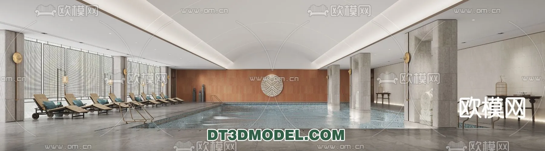 DECOR HELPER - EXTERIOR - POOL - VRAY / CORONA - 3D MODEL - 1055
