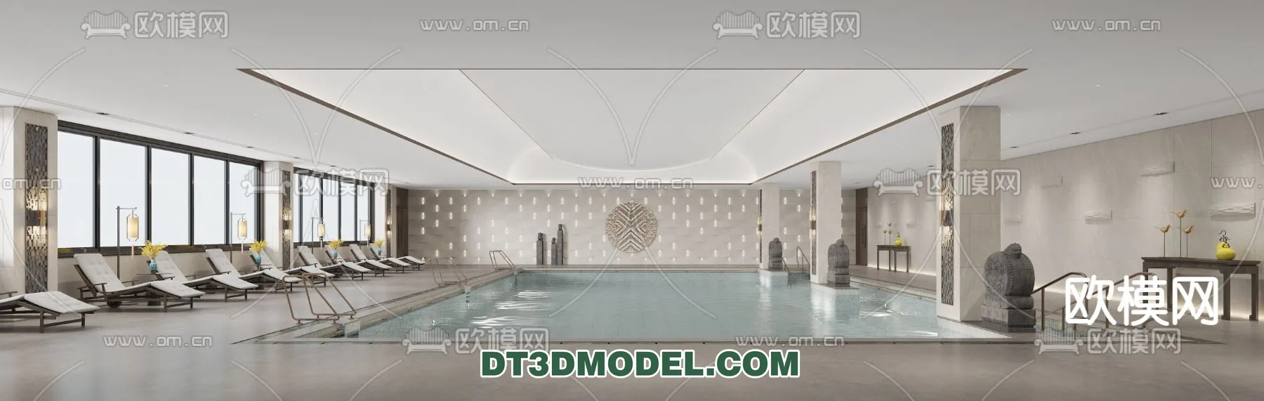 DECOR HELPER - EXTERIOR - POOL - VRAY / CORONA - 3D MODEL - 1056