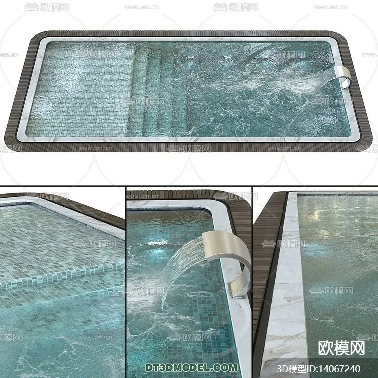 DECOR HELPER - EXTERIOR - POOL - VRAY / CORONA - 3D MODEL - 1058