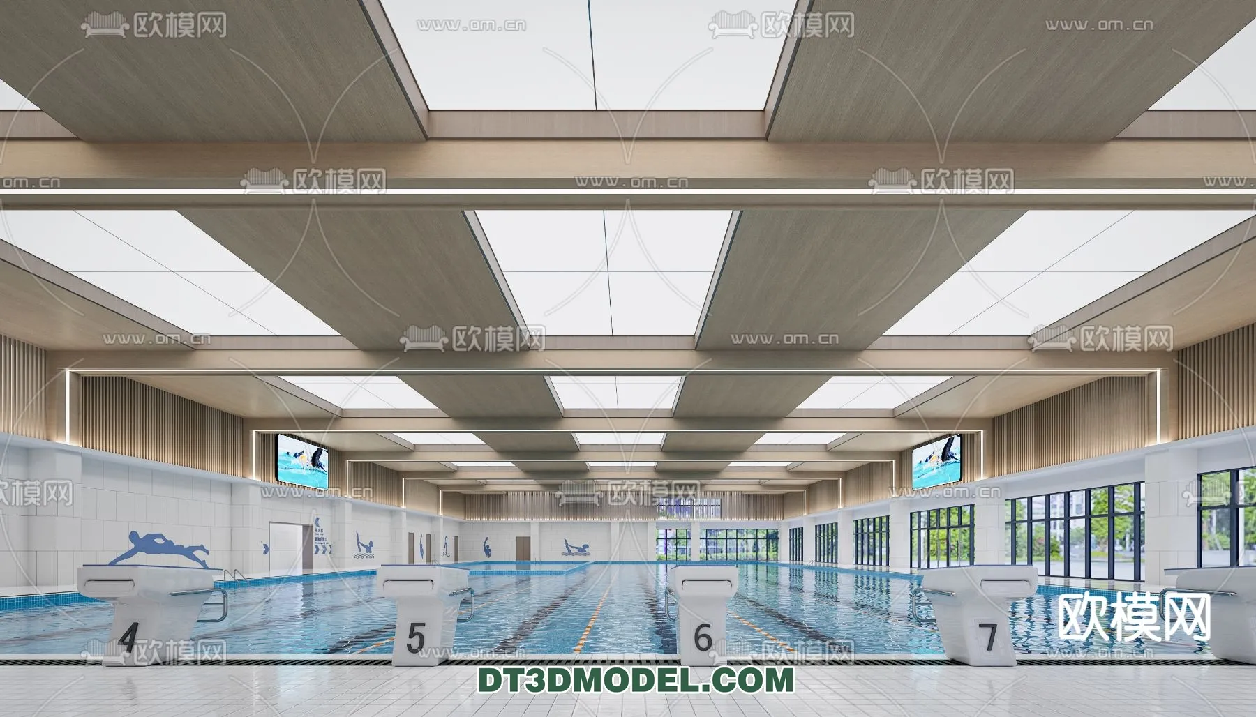DECOR HELPER - EXTERIOR - POOL - VRAY / CORONA - 3D MODEL - 1075
