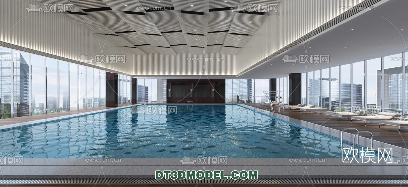 DECOR HELPER - EXTERIOR - POOL - VRAY / CORONA - 3D MODEL - 999