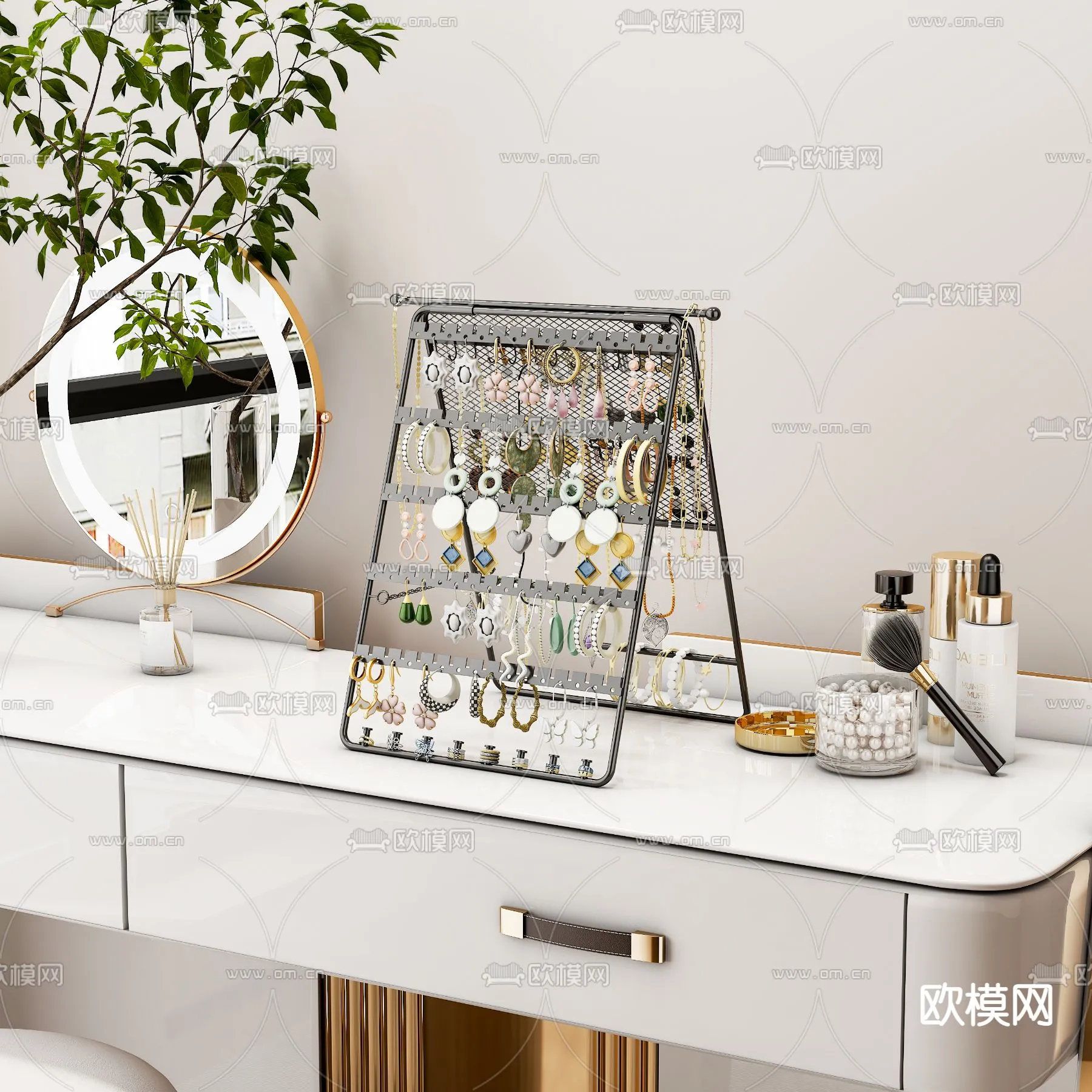 DECOR HELPER - INTERIOR - JEWELLERY - VRAY / CORONA - 3D MODEL - 3233