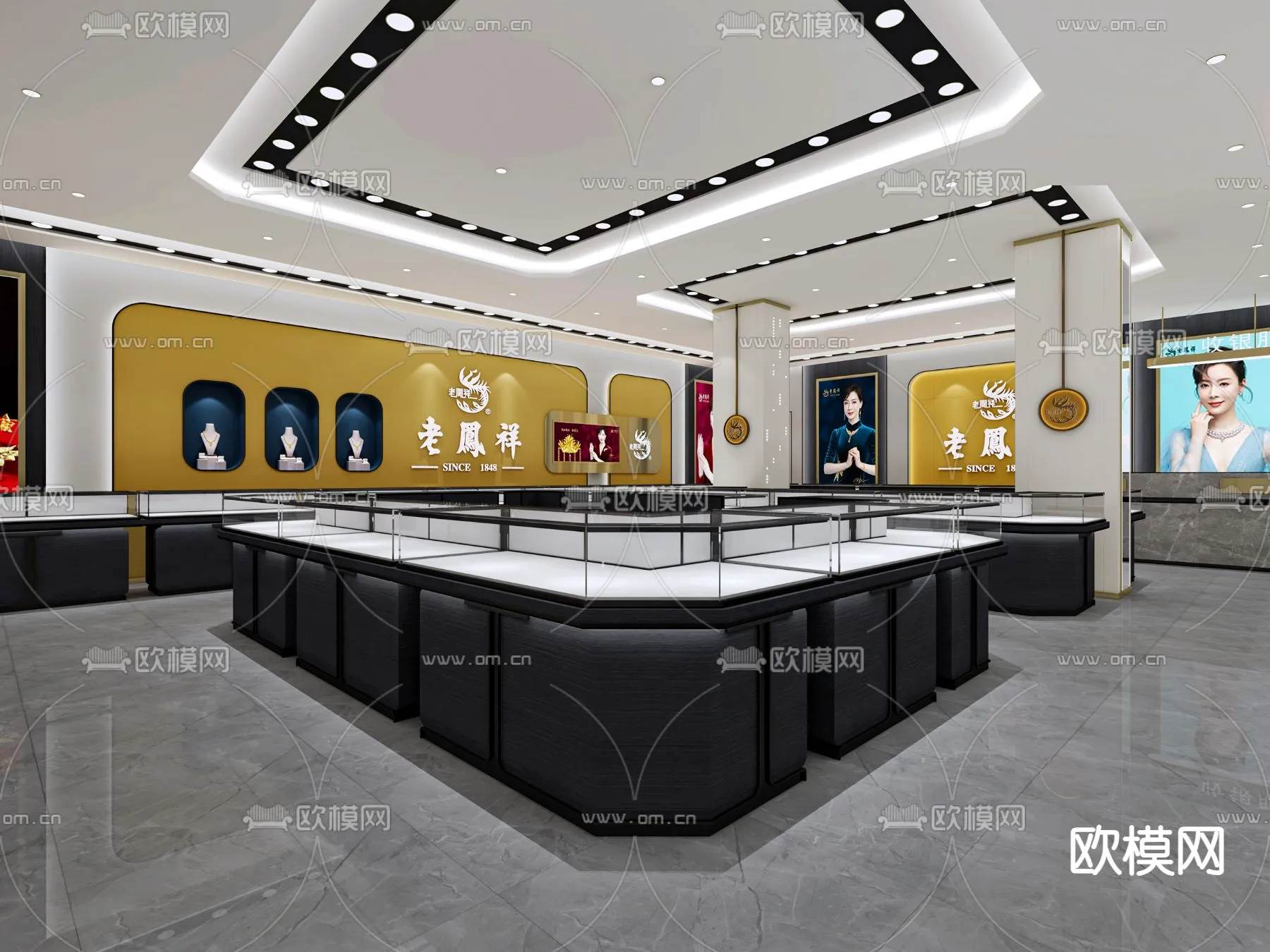 DECOR HELPER - INTERIOR - JEWELLERY - VRAY / CORONA - 3D MODEL - 3247