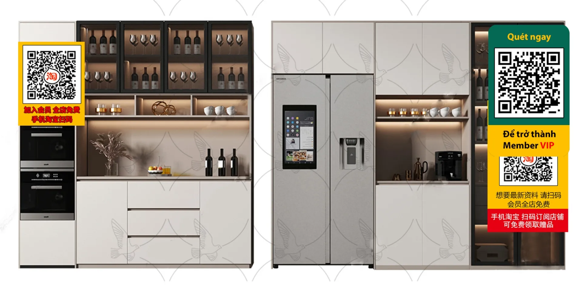 DECOR HELPER - INTERIOR - WINE SHOP - VRAY / CORONA - 3D MODEL - 4203