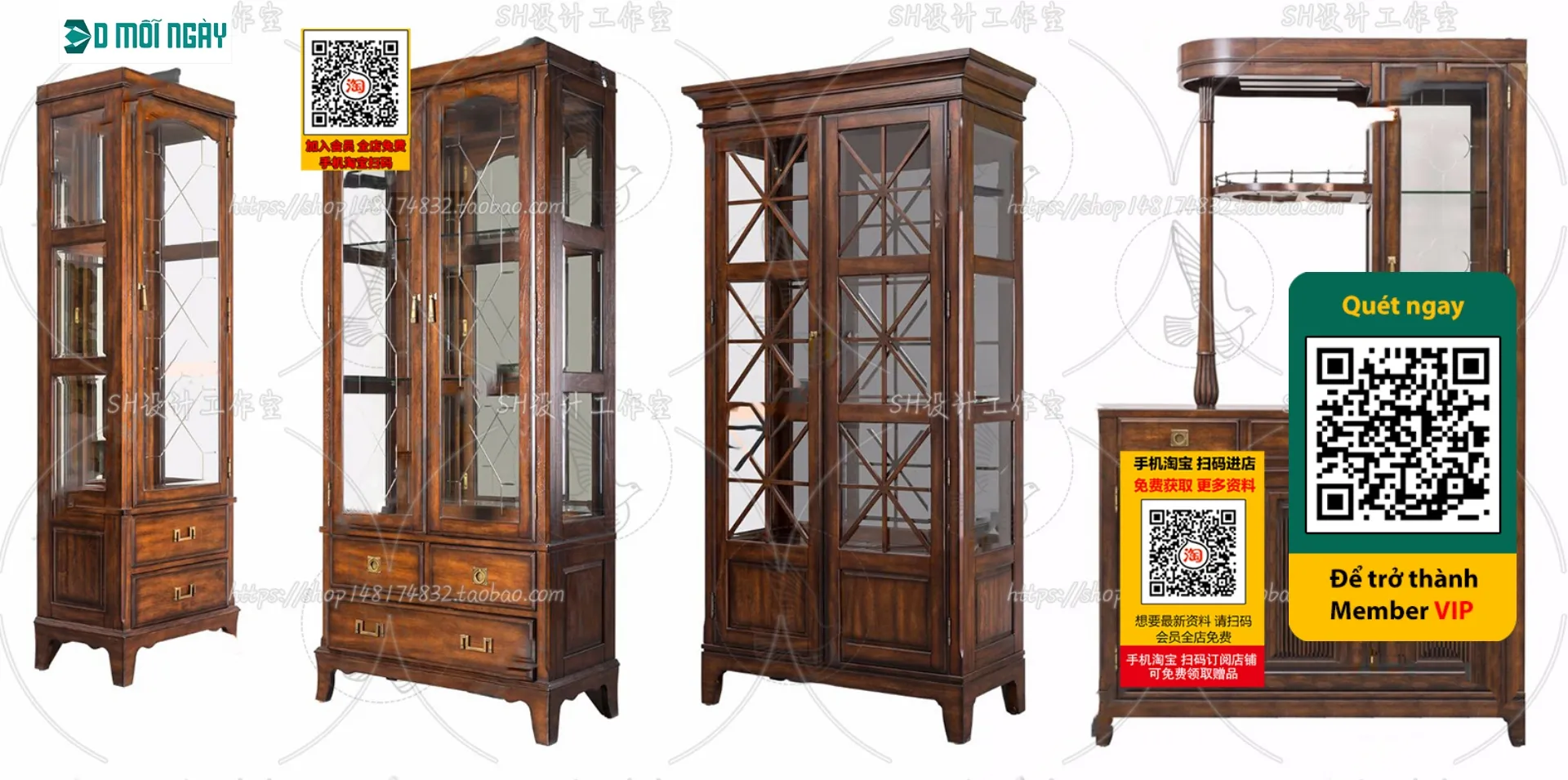 DECOR HELPER - INTERIOR - WINE SHOP - VRAY / CORONA - 3D MODEL - 5250