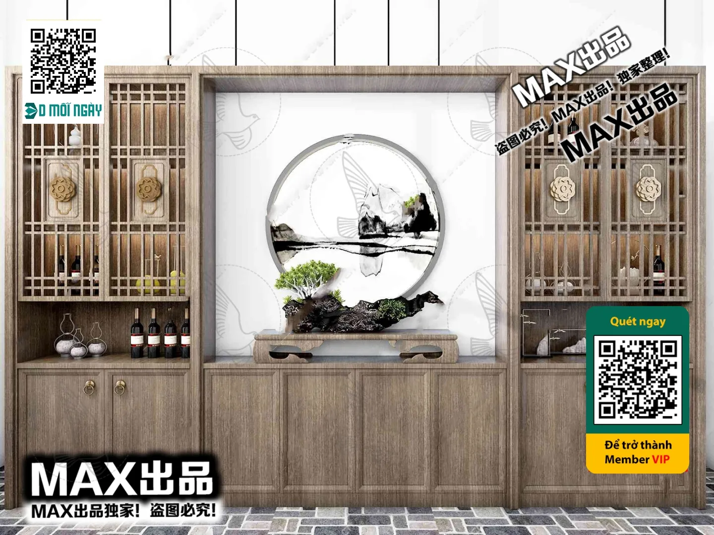 DECOR HELPER – INTERIOR – WINE SHOP – VRAY / CORONA – 3D MODEL – 5771