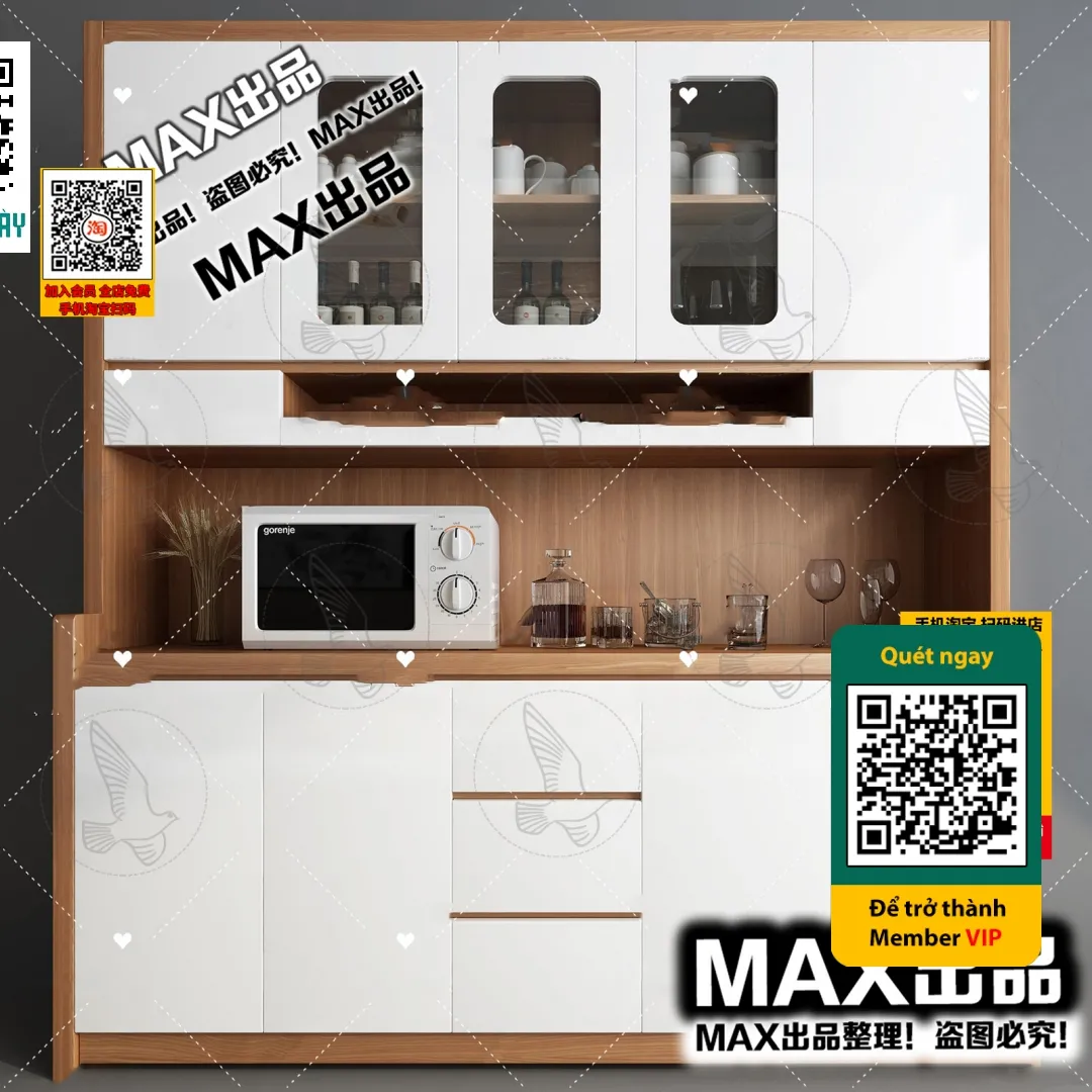 DECOR HELPER - INTERIOR - WINE SHOP - VRAY / CORONA - 3D MODEL - 5775