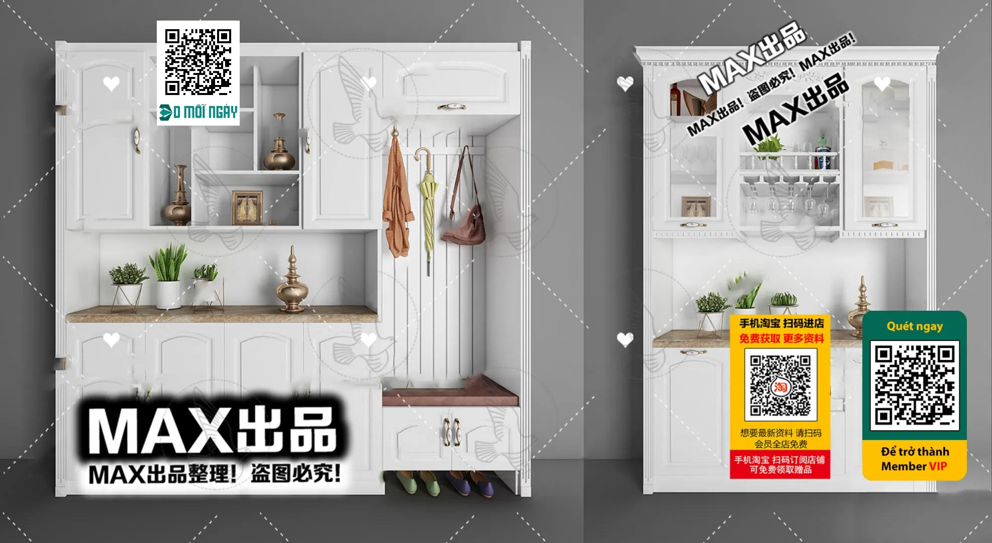 DECOR HELPER - INTERIOR - WINE SHOP - VRAY / CORONA - 3D MODEL - 5788