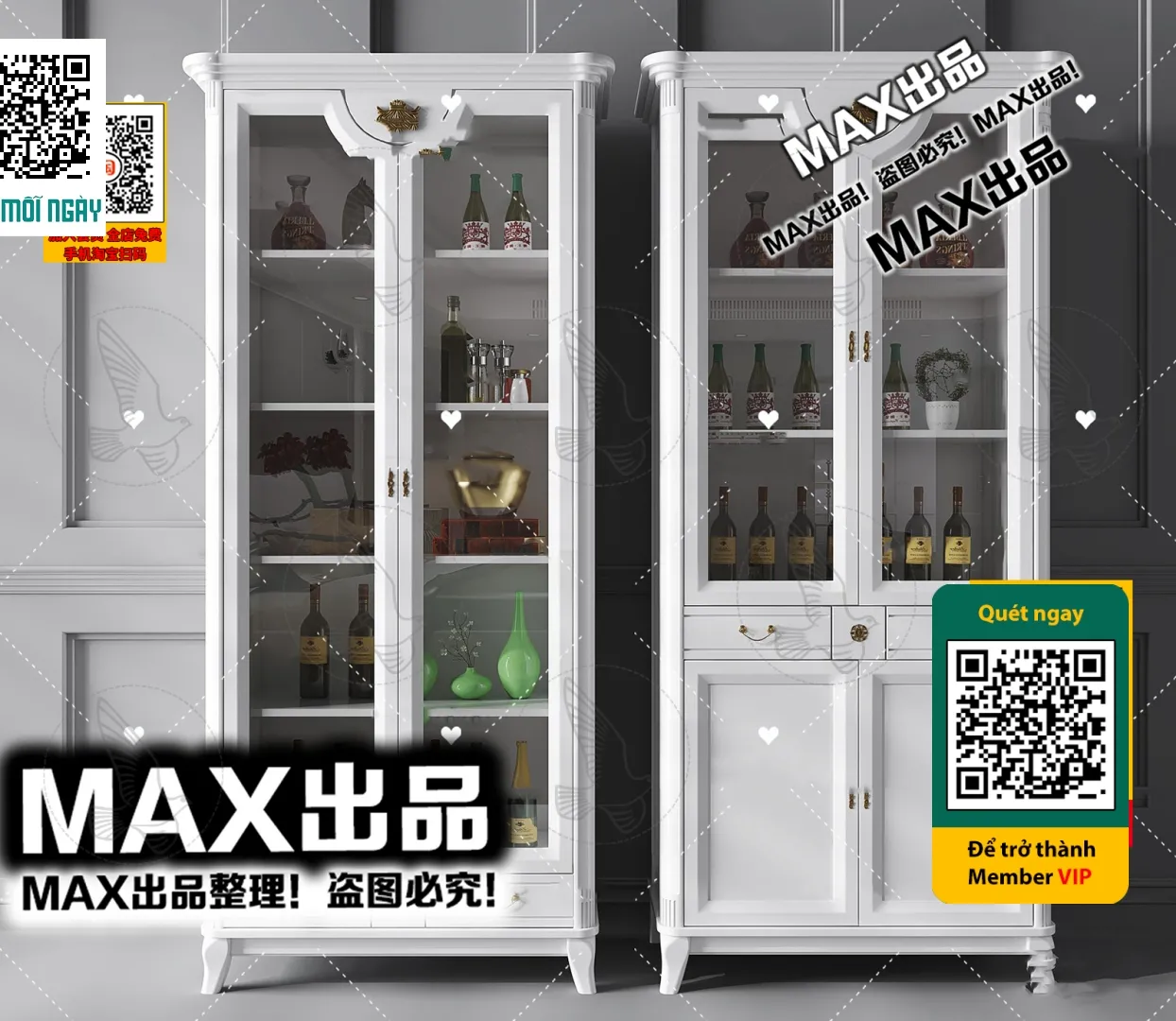 DECOR HELPER - INTERIOR - WINE SHOP - VRAY / CORONA - 3D MODEL - 5797