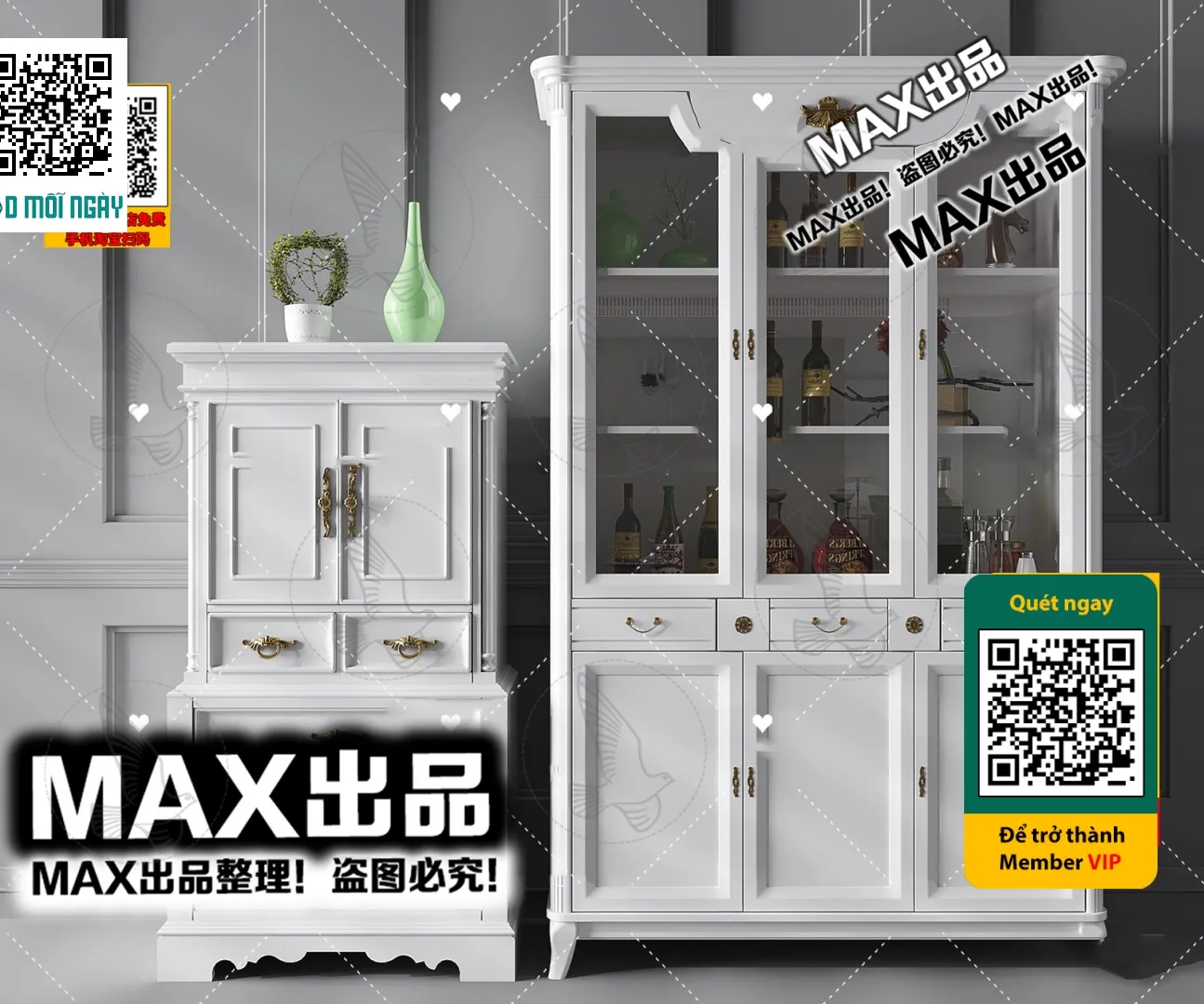 DECOR HELPER - INTERIOR - WINE SHOP - VRAY / CORONA - 3D MODEL - 5798