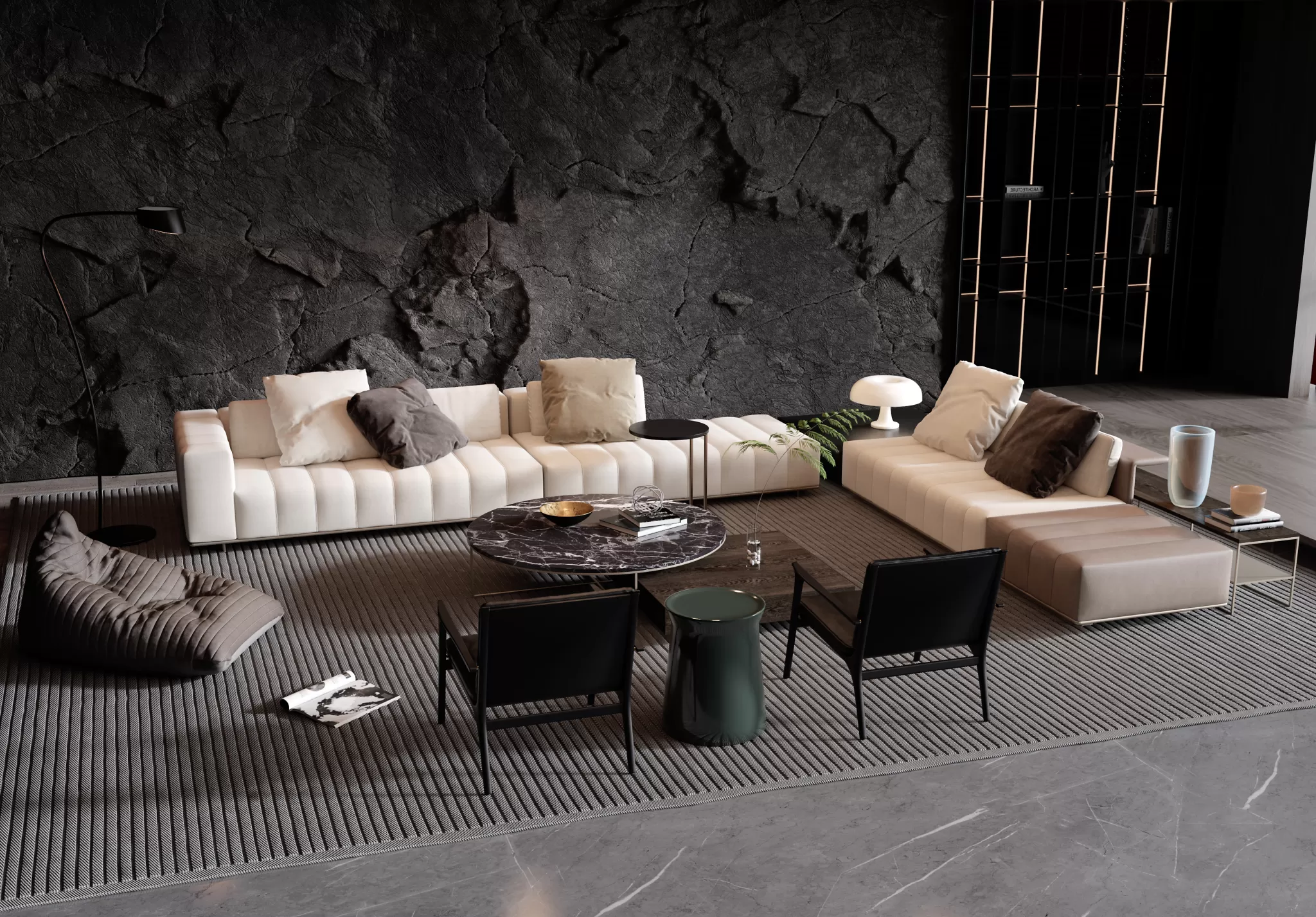 DECOR HELPER - LIVINGROOM - SOFA - LONG - 457