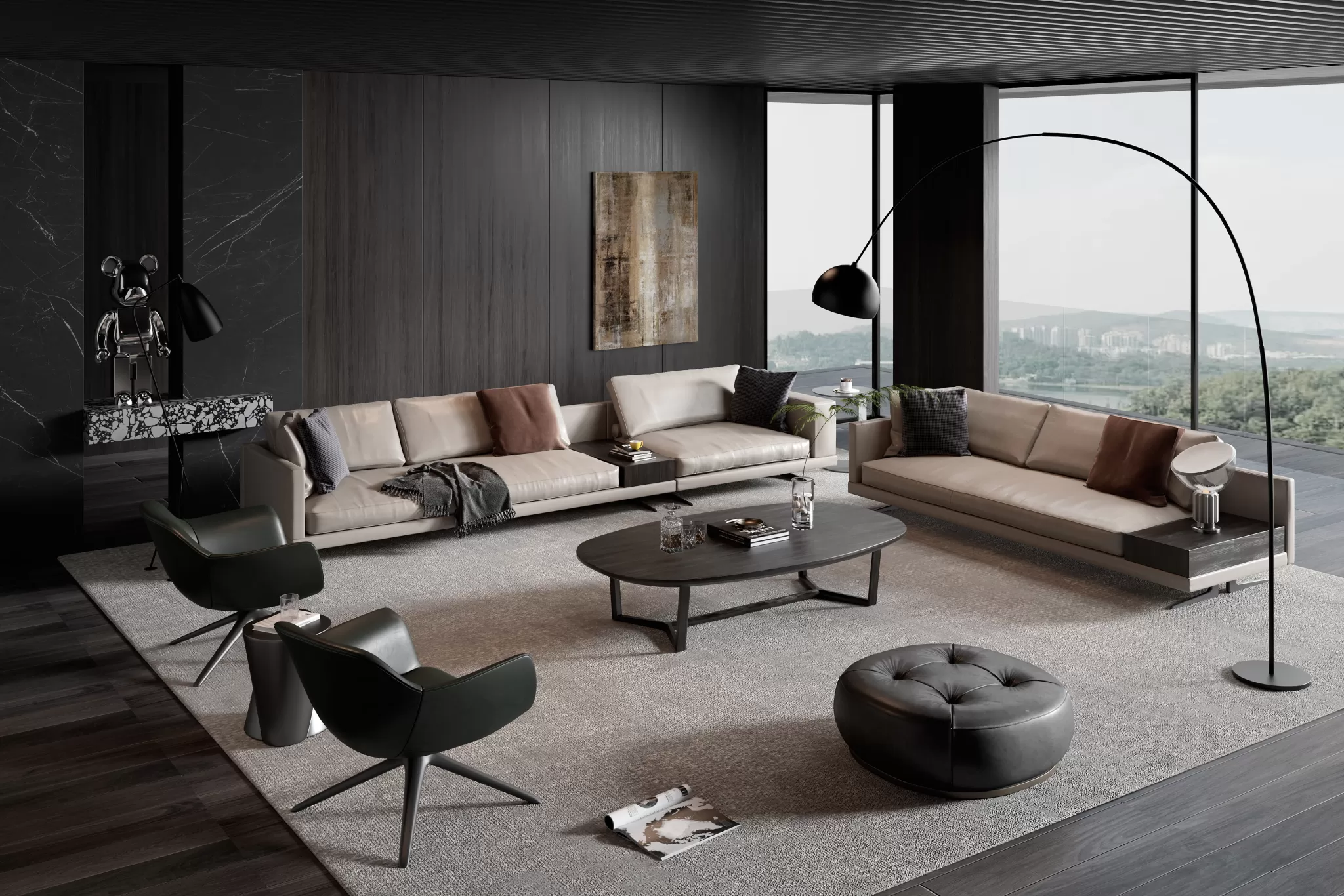 DECOR HELPER - LIVINGROOM - SOFA - LONG - 462