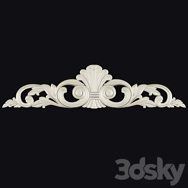 Decor horizontal 0832 3D Model